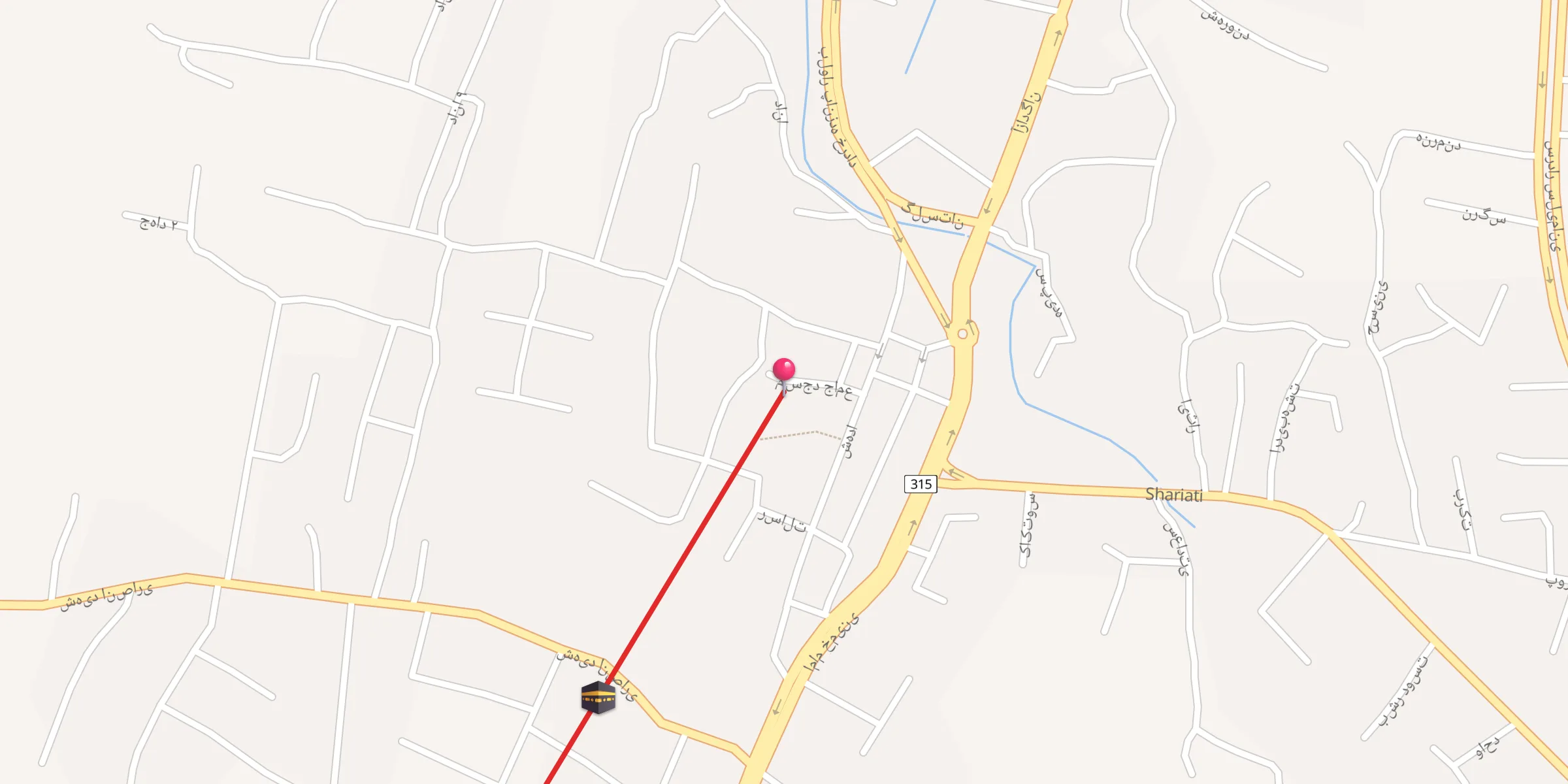 Carte de localisation : مسجد جامع سنگر