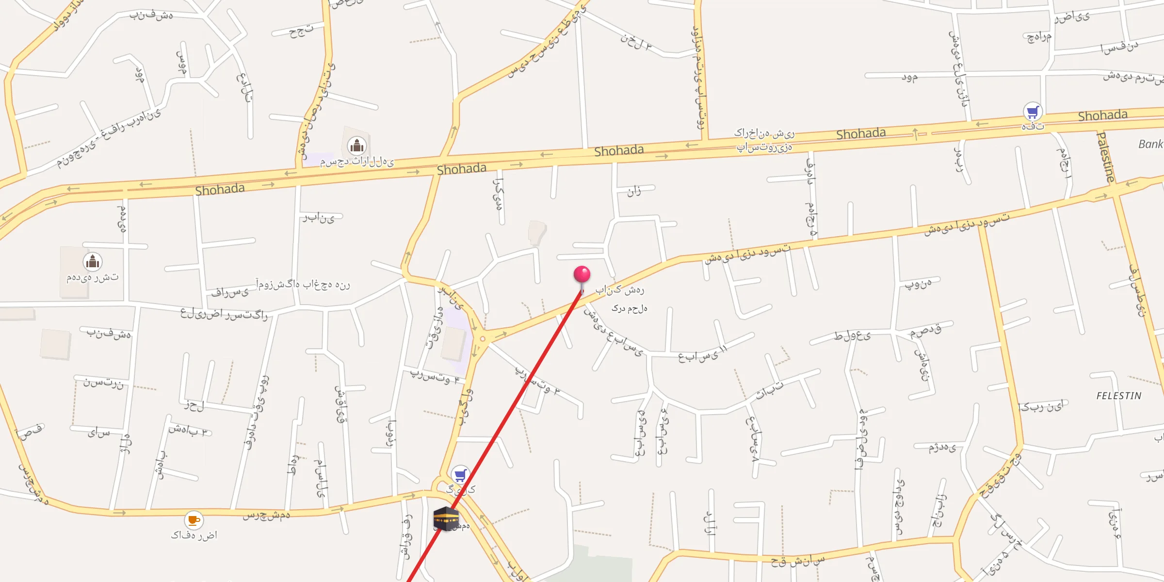 Carte de localisation : مسجد ابوذر