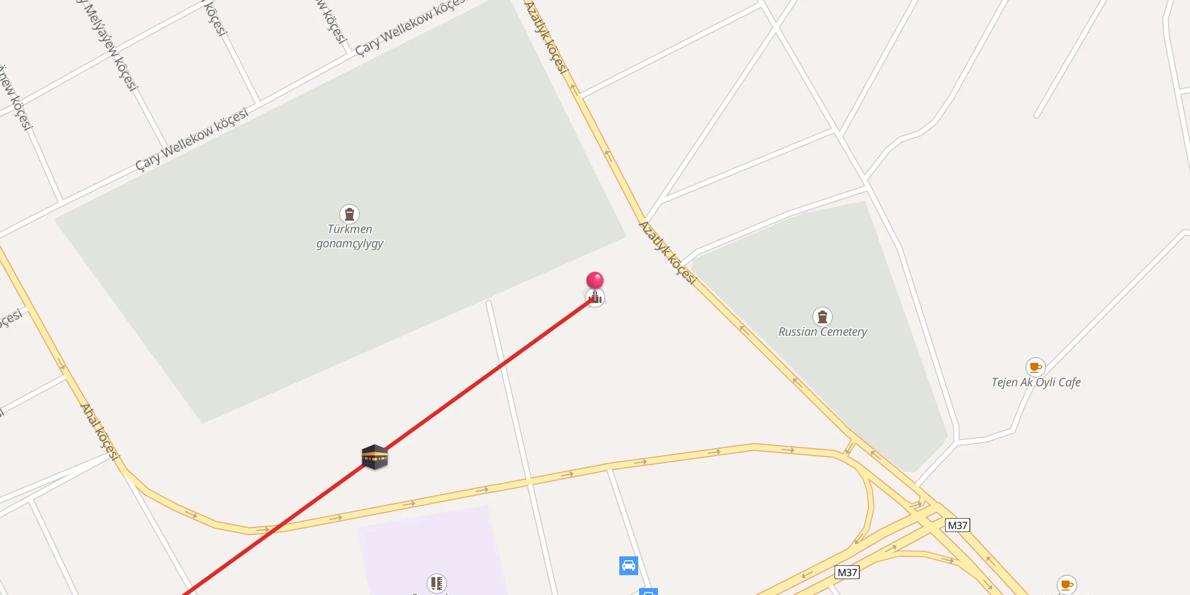 Carte de localisation : Mosquée