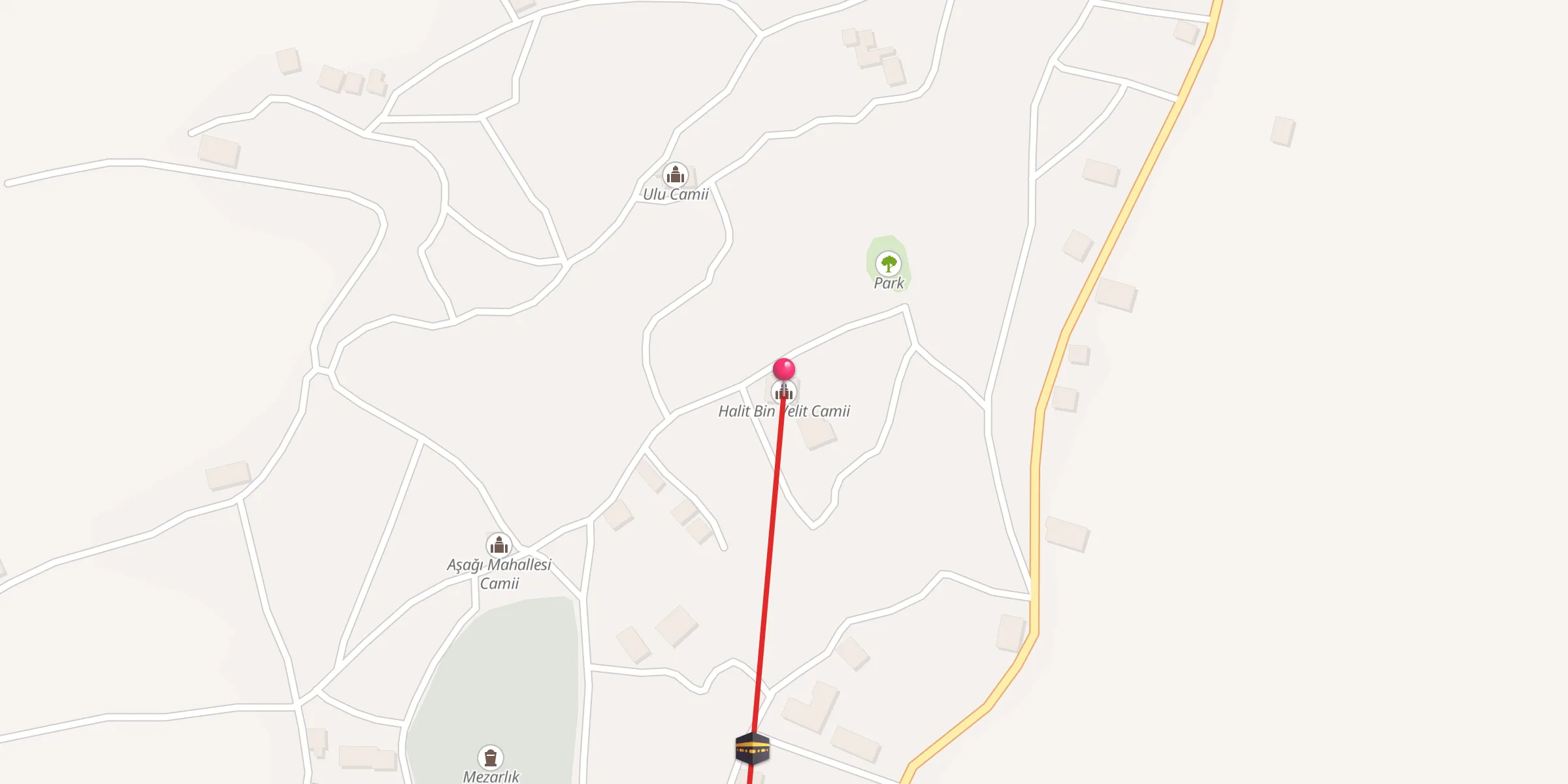 Carte de localisation : Halit Bin Velit Camii