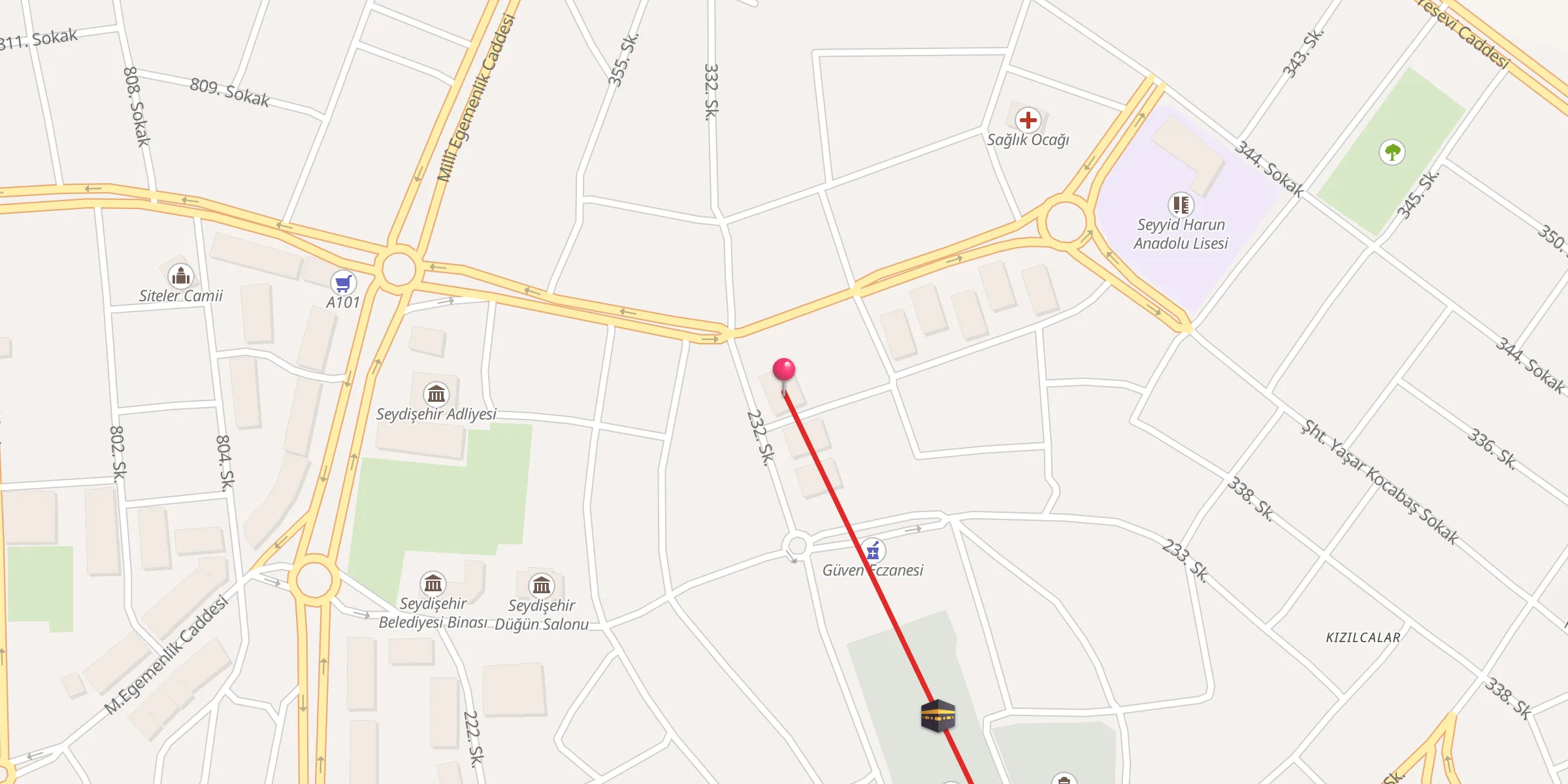 Carte de localisation : Adil Cami