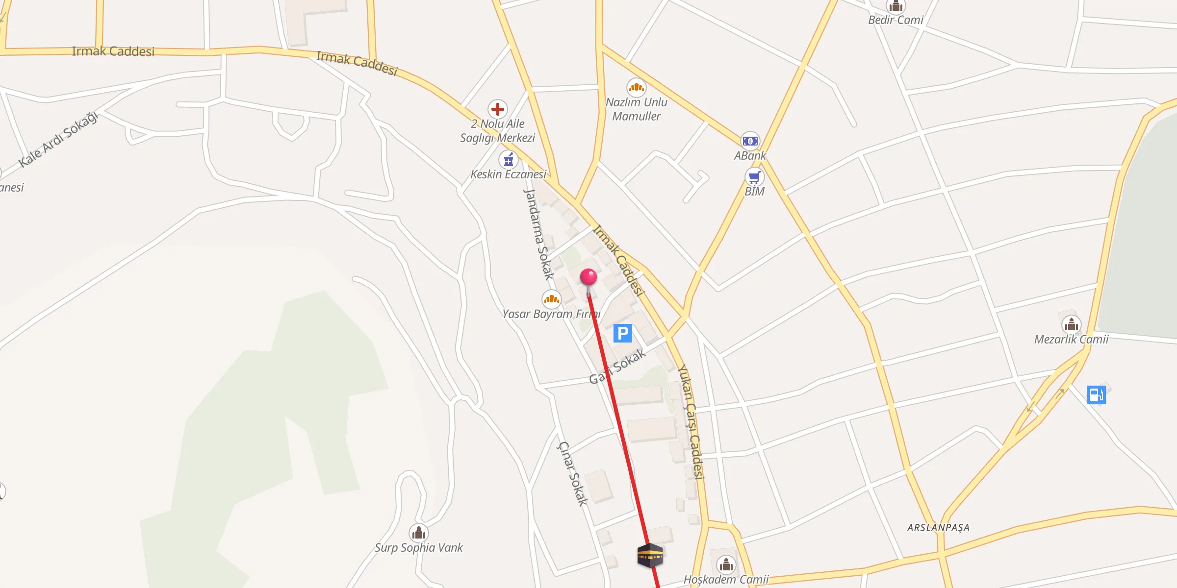 Carte de localisation : Karanfil