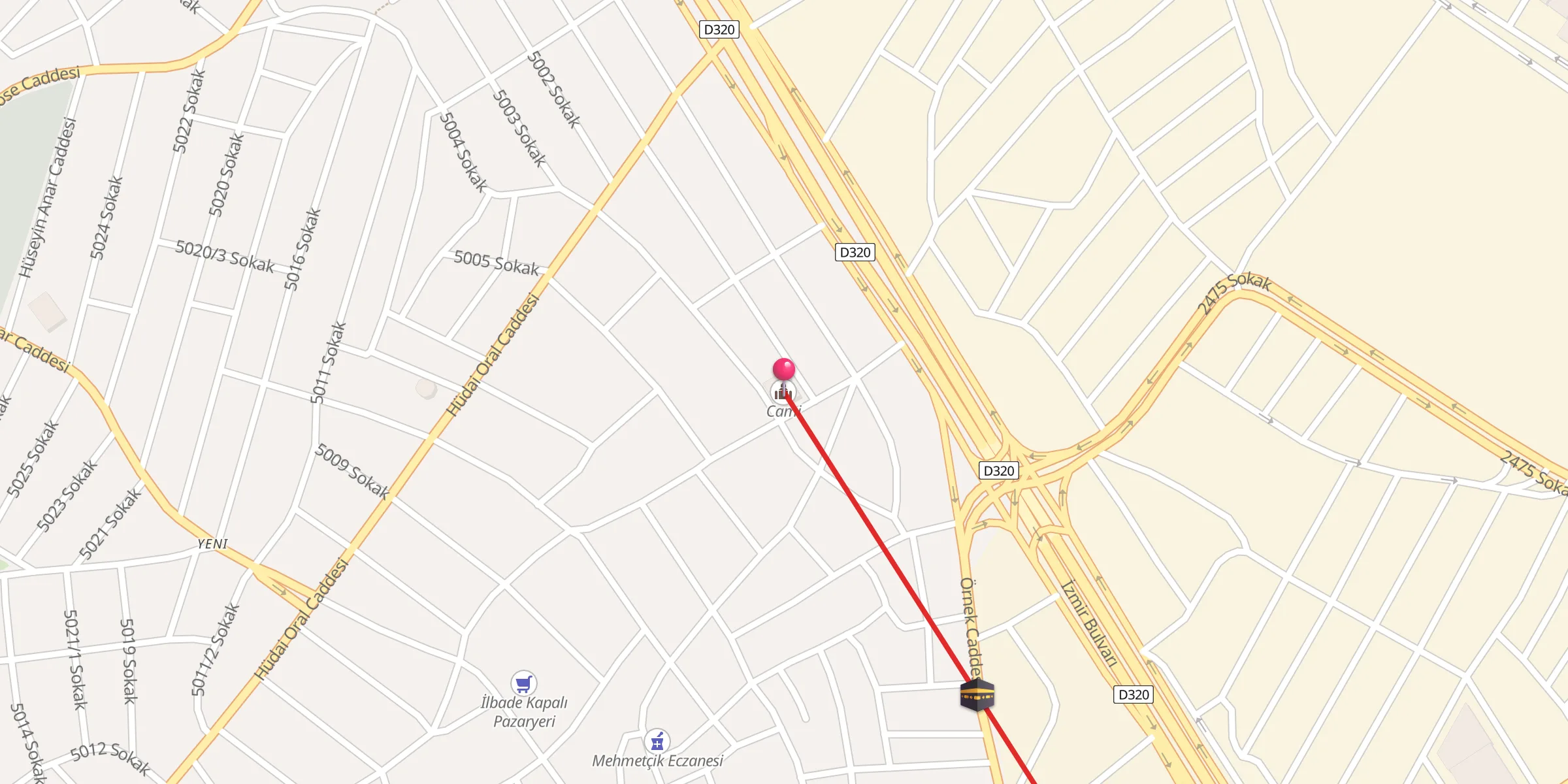 Carte de localisation : Cami