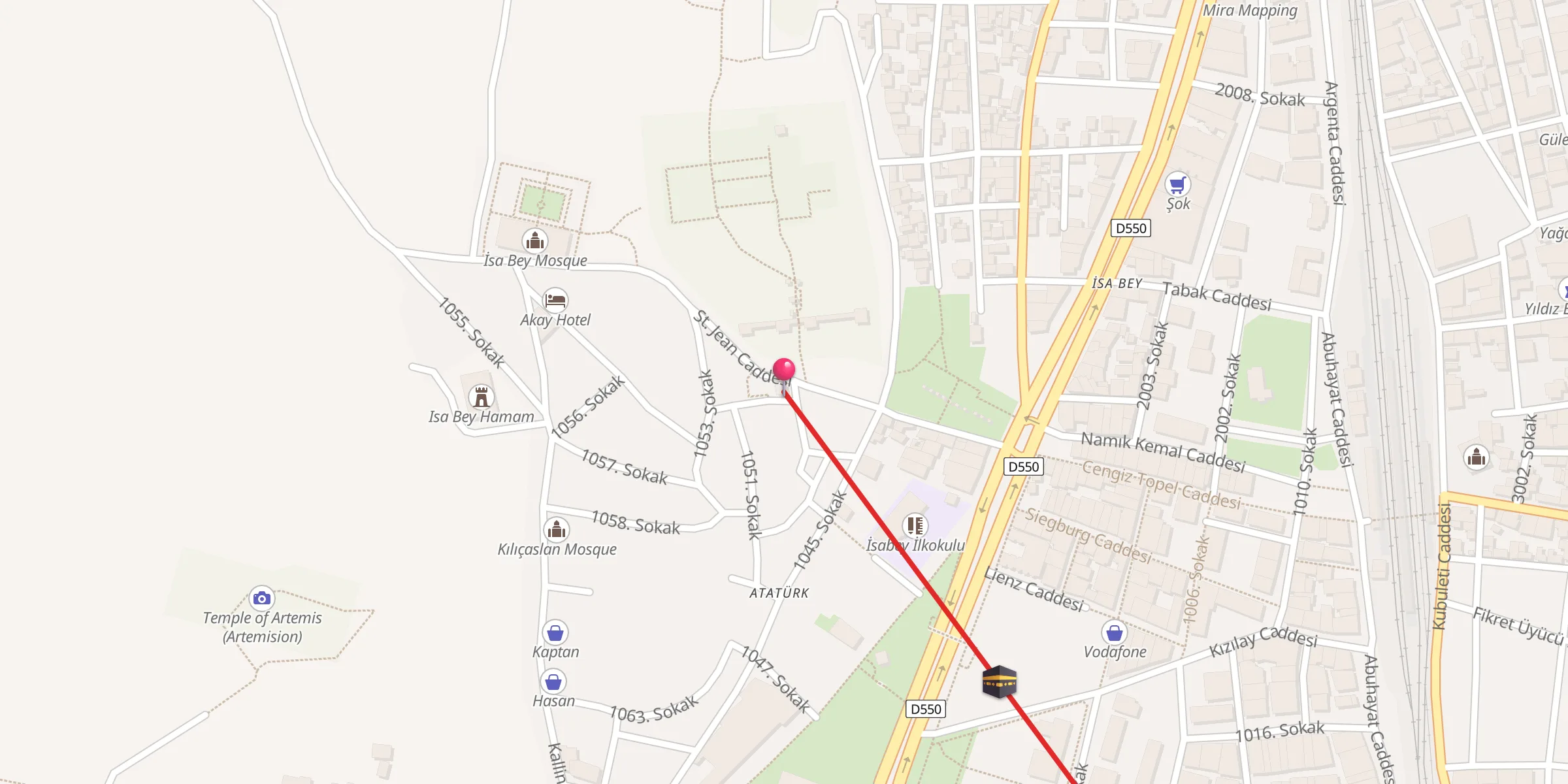 Carte de localisation : Alpaslan Mescidi