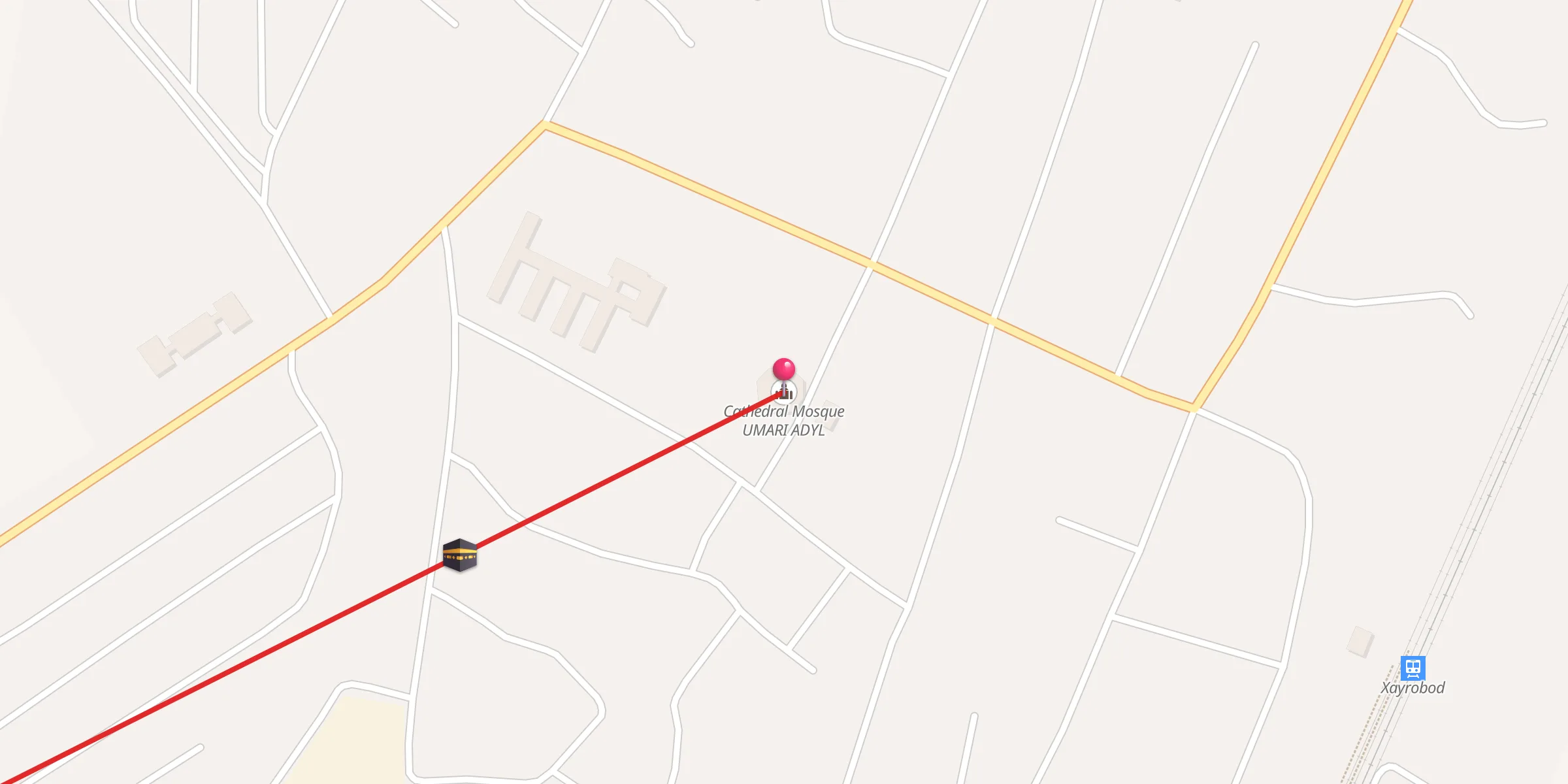 Carte de localisation : UMARI ODIL jom`e masjidi