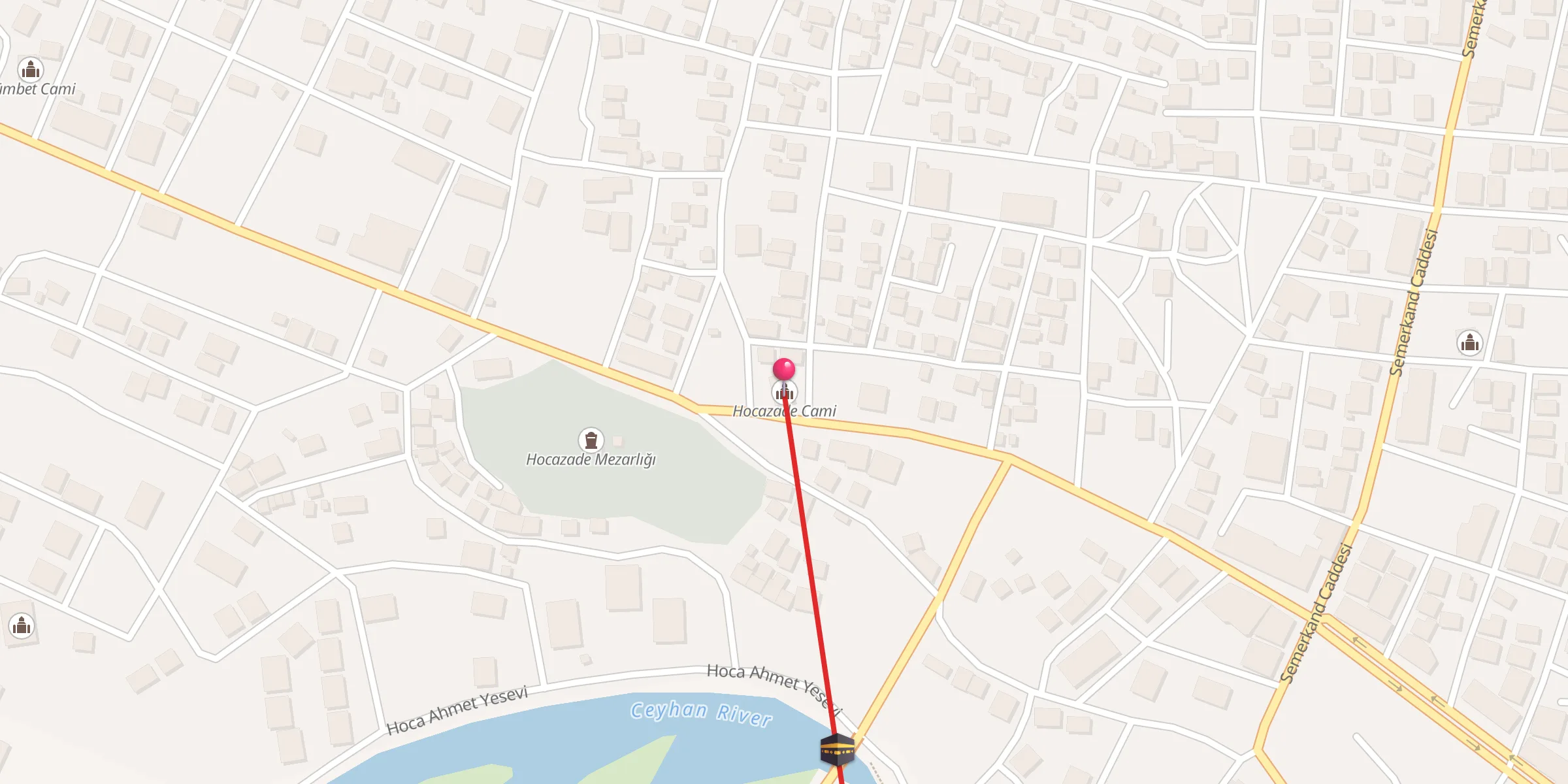 Carte de localisation : Hocazade Cami