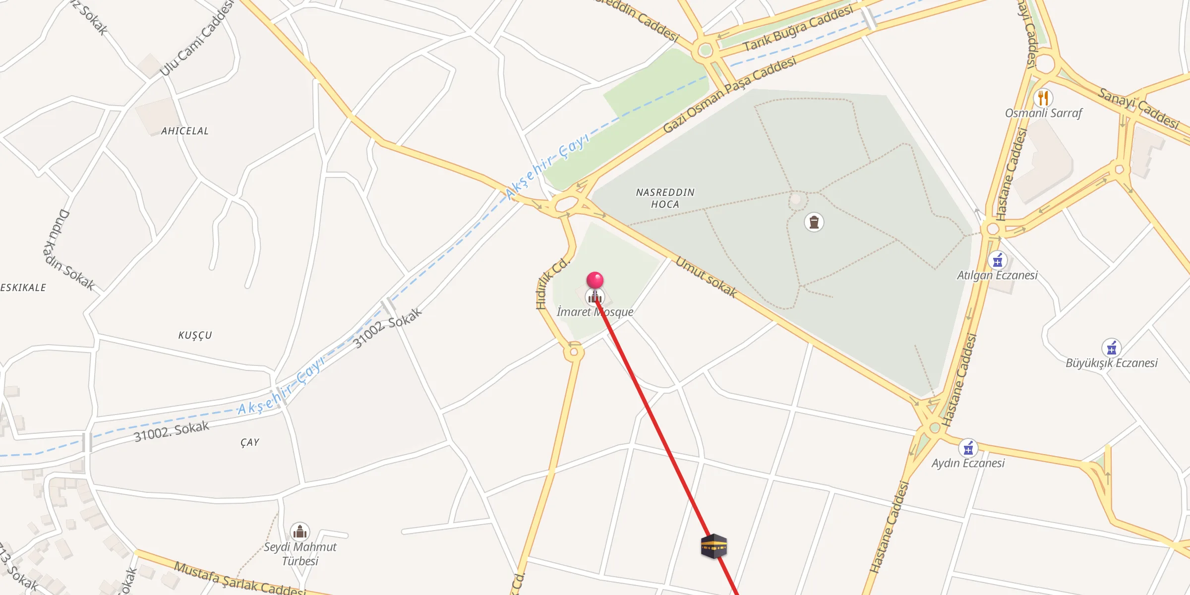 Carte de localisation : Hasan Paşa imaret cami