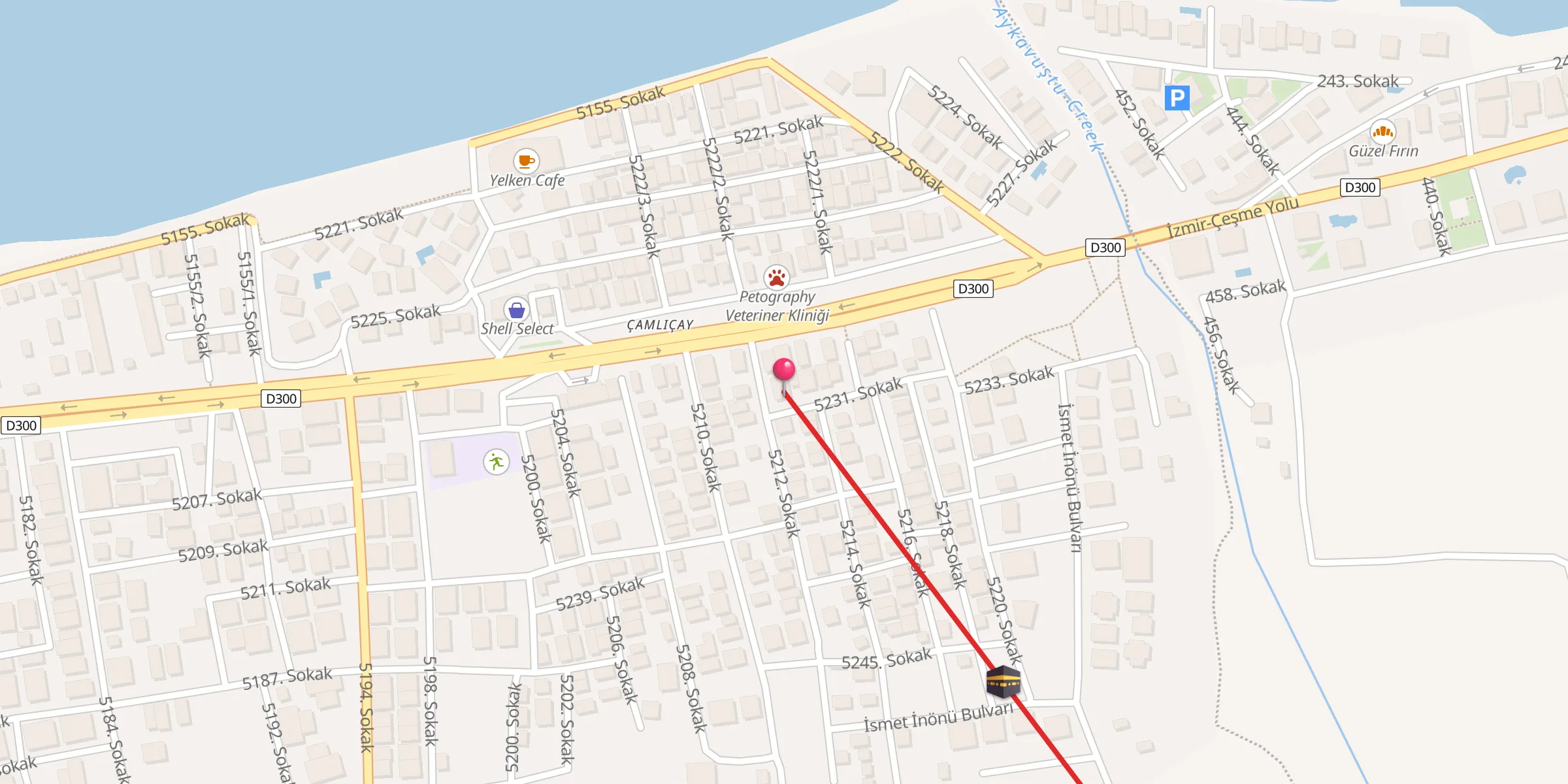 Carte de localisation : Çamlıçay Cami
