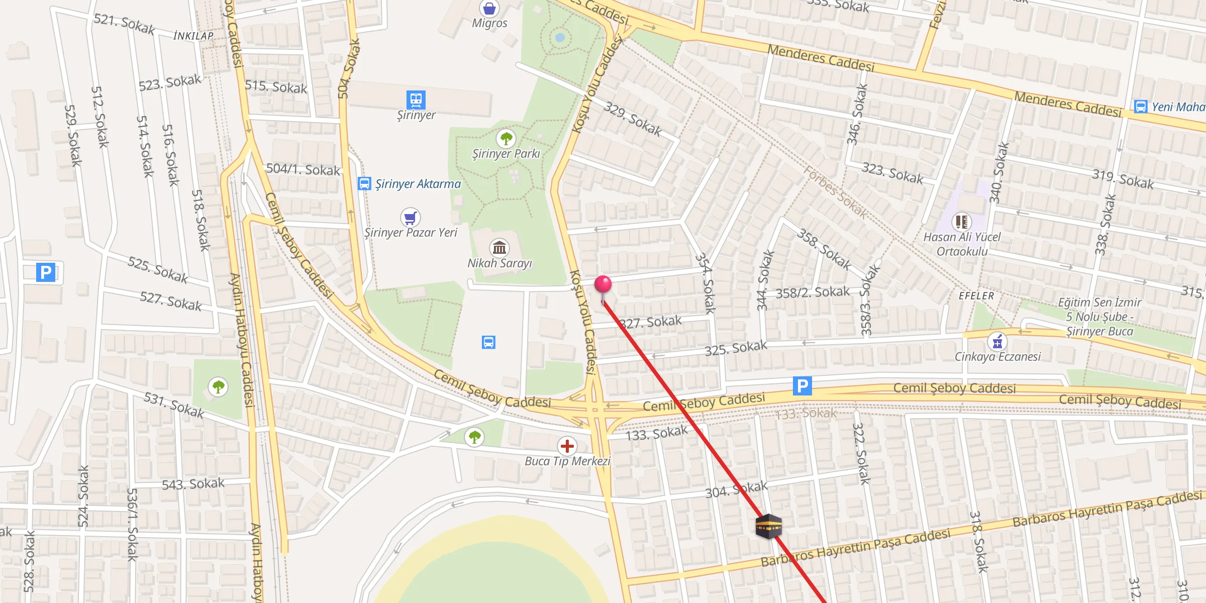 Carte de localisation : Avni Naili Limboz Camii