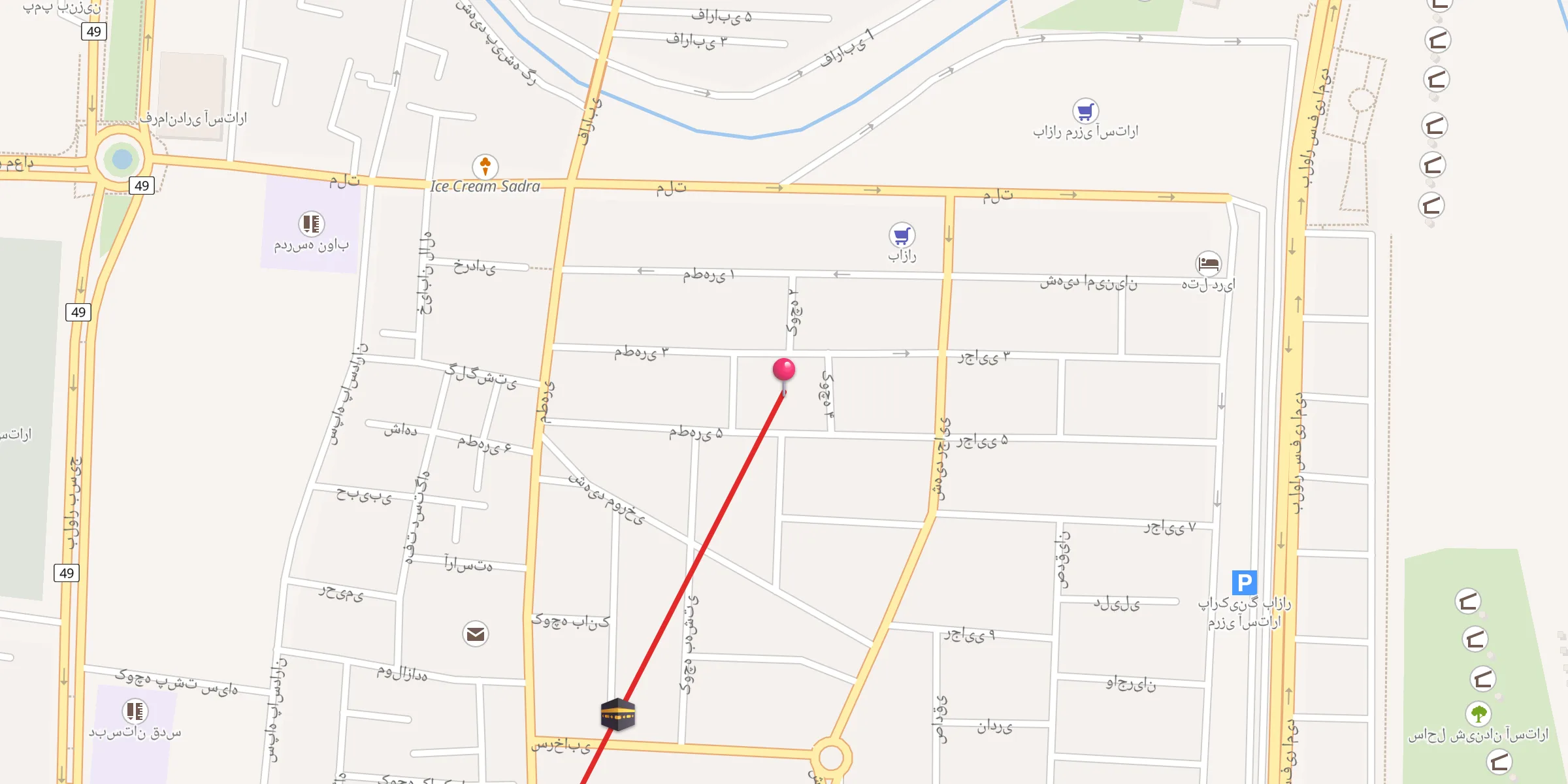 Carte de localisation : مسجد سجاد