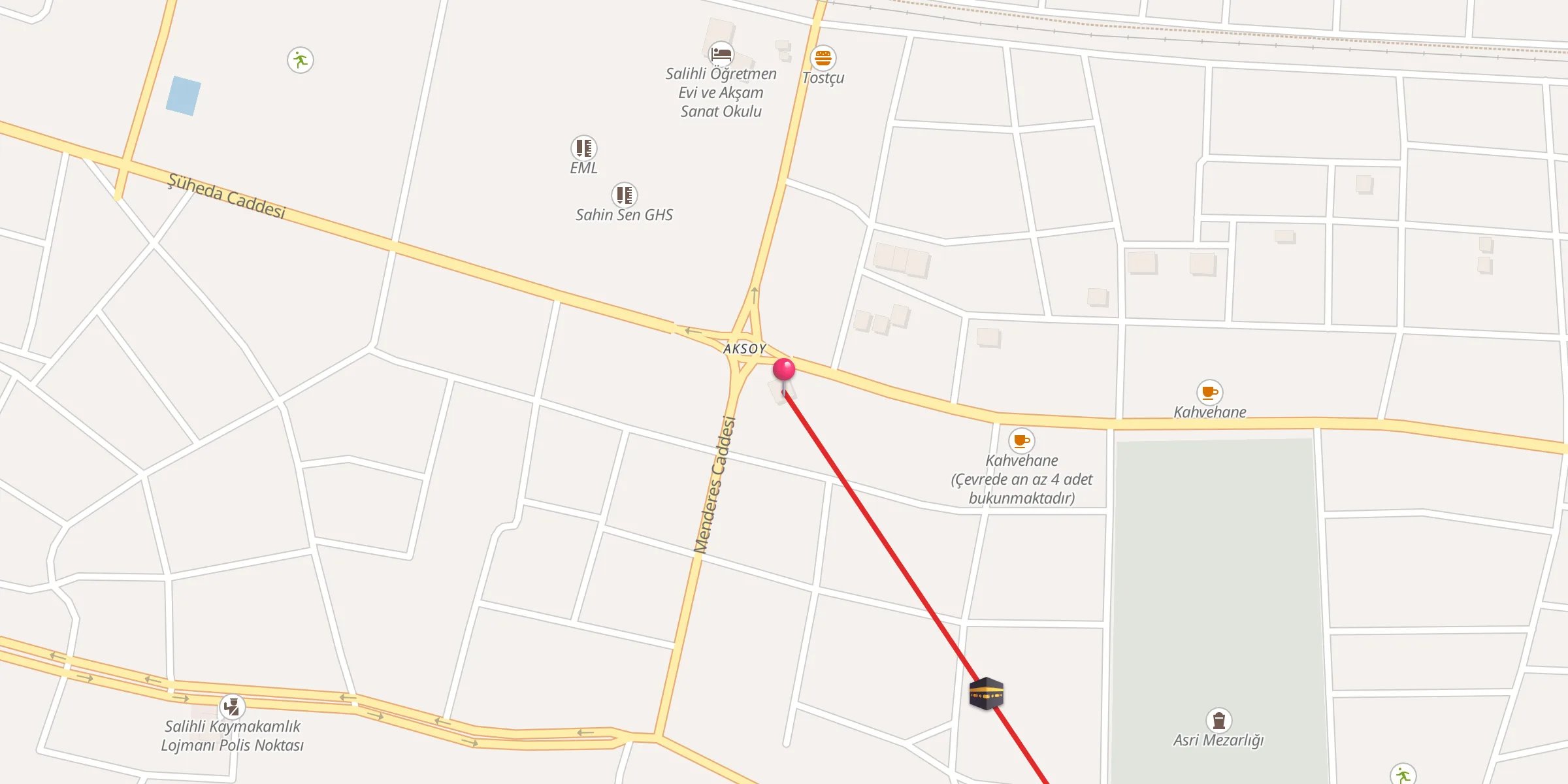 Carte de localisation : Yerliler Camii