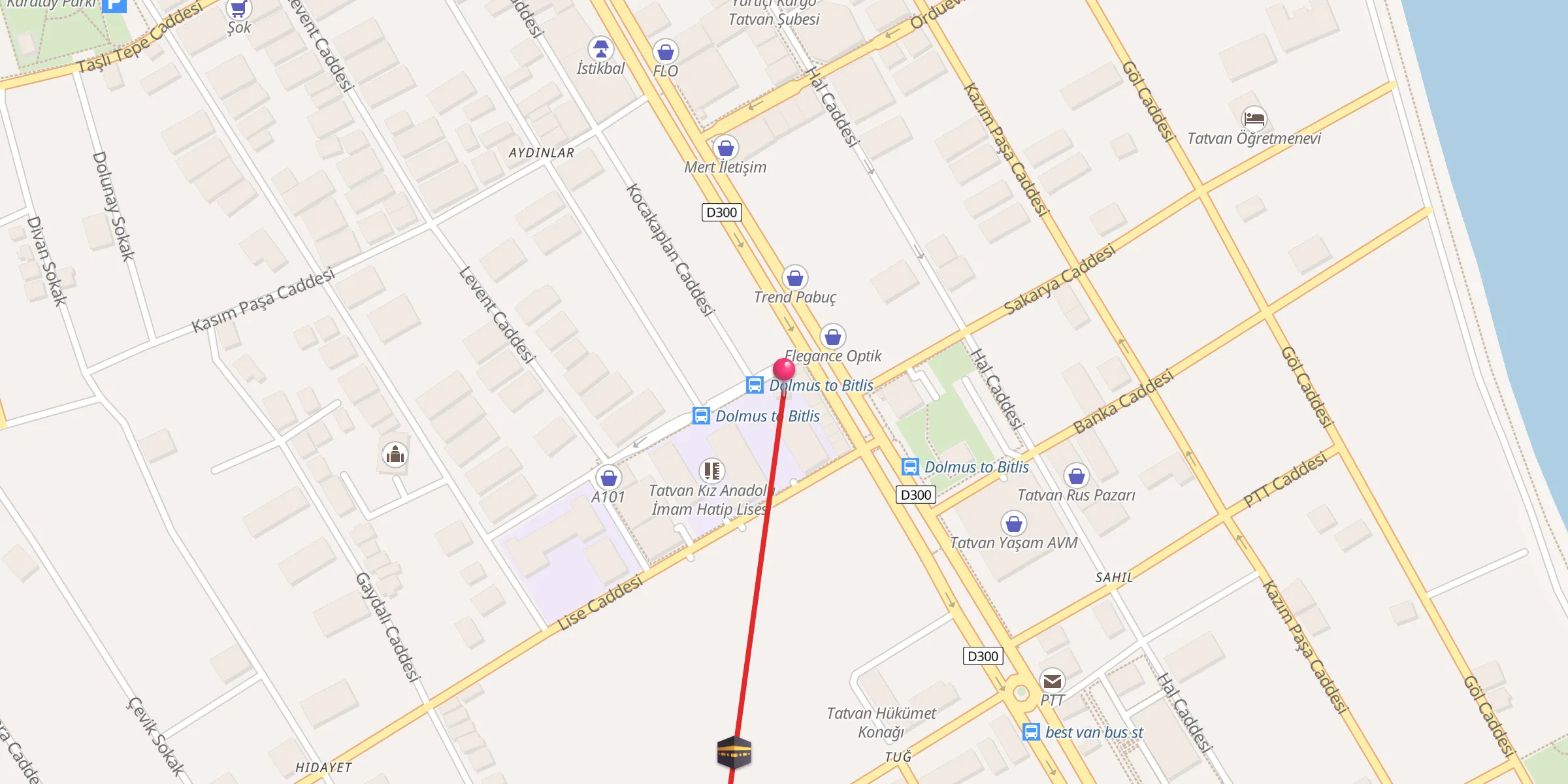 Carte de localisation : Sultan Alparslan İmam Hatip Ortaokulu Cami