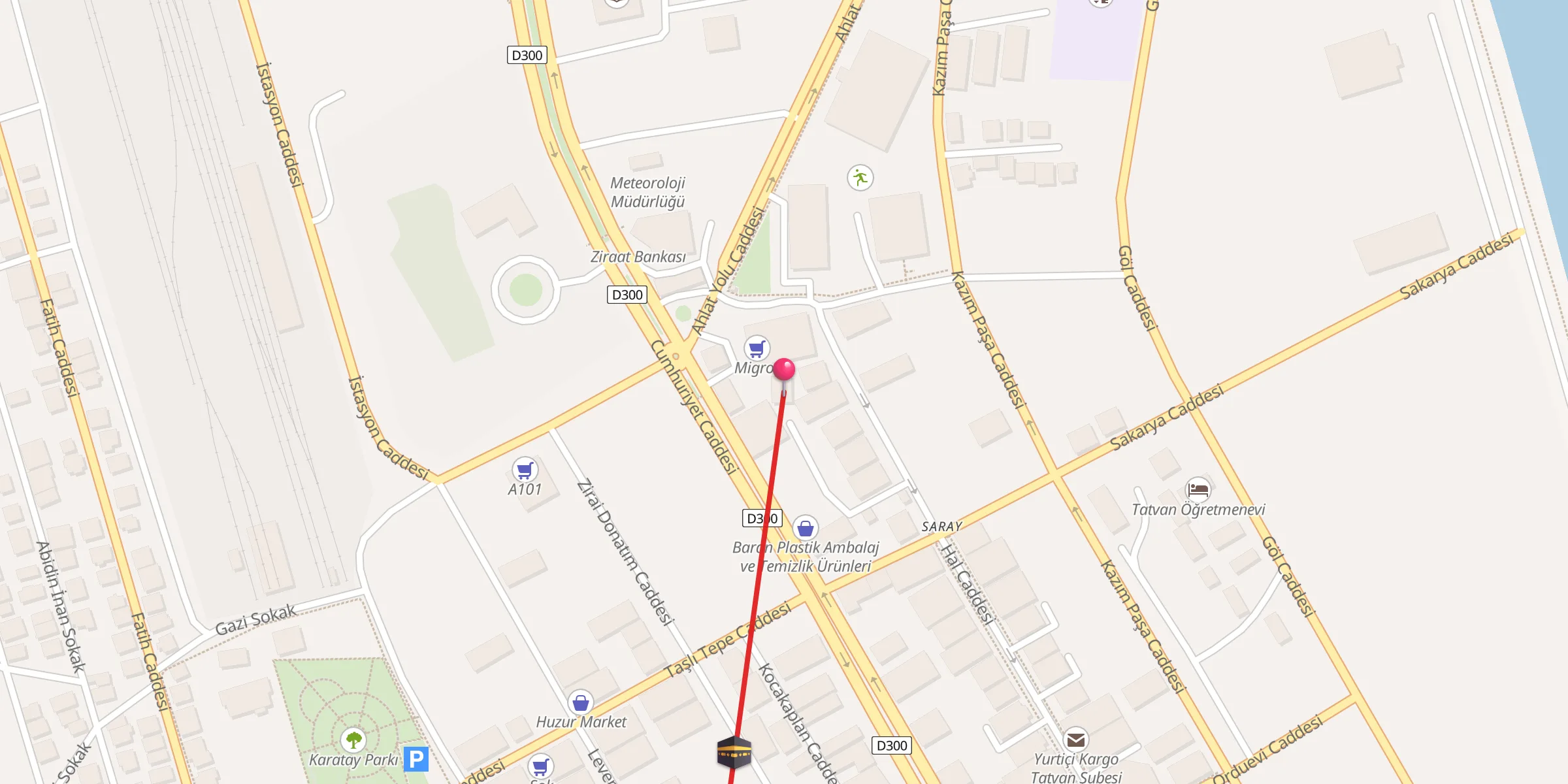 Carte de localisation : Fazilet Cami