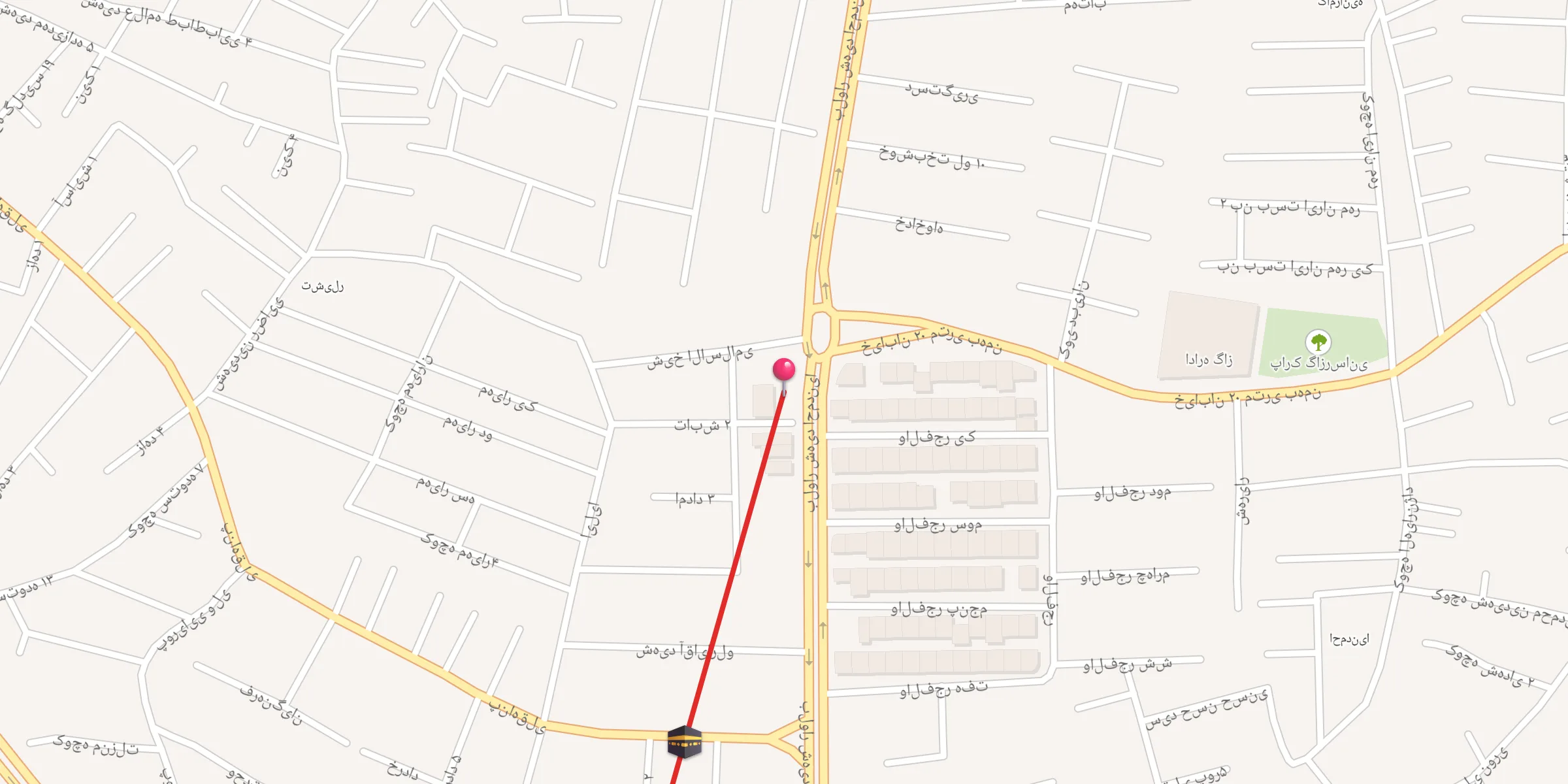 Carte de localisation : سید حمزه