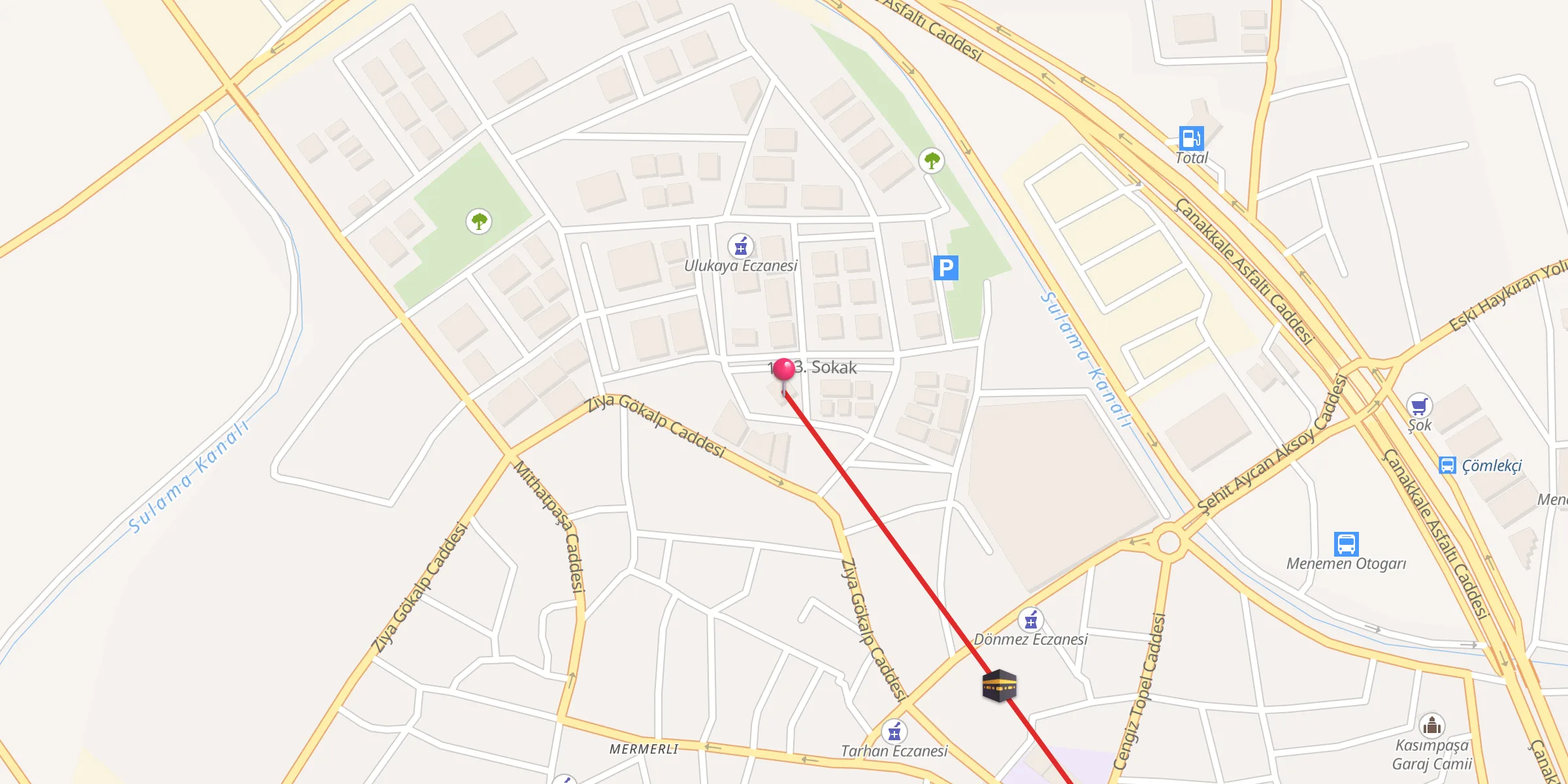 Carte de localisation : Menemen Cami