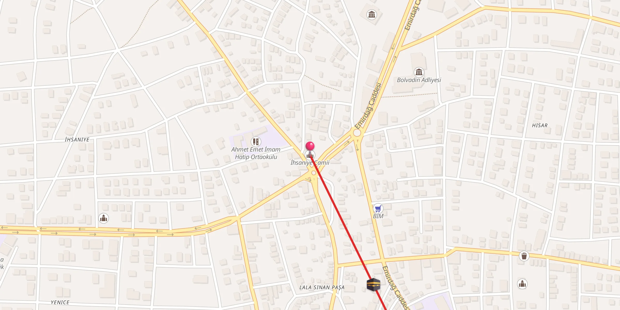 Carte de localisation : İhsaniye Camii