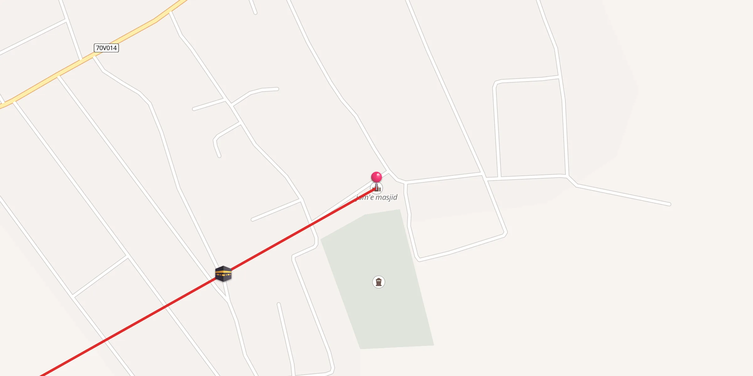 Carte de localisation : jom'e masjid