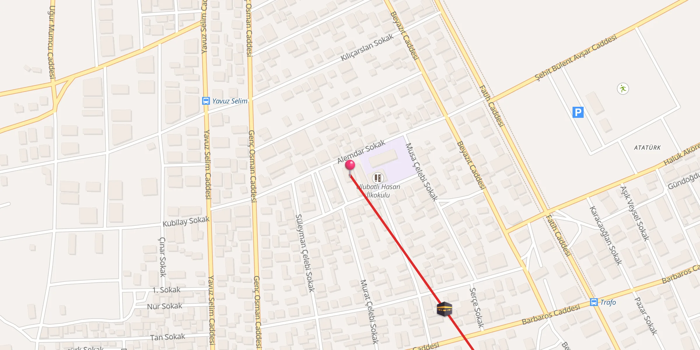 Carte de localisation : Fatih Cami