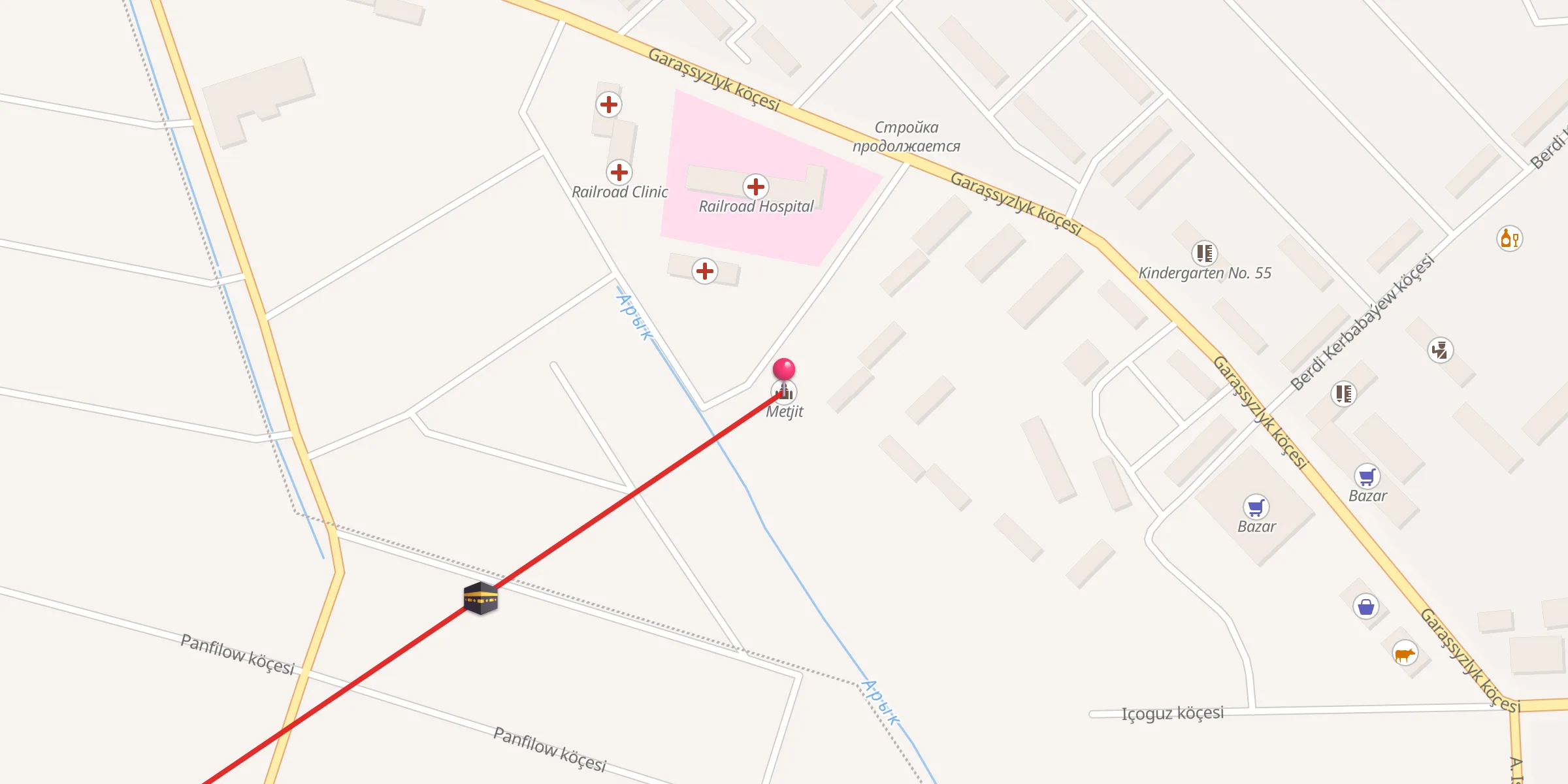 Carte de localisation : Metjit