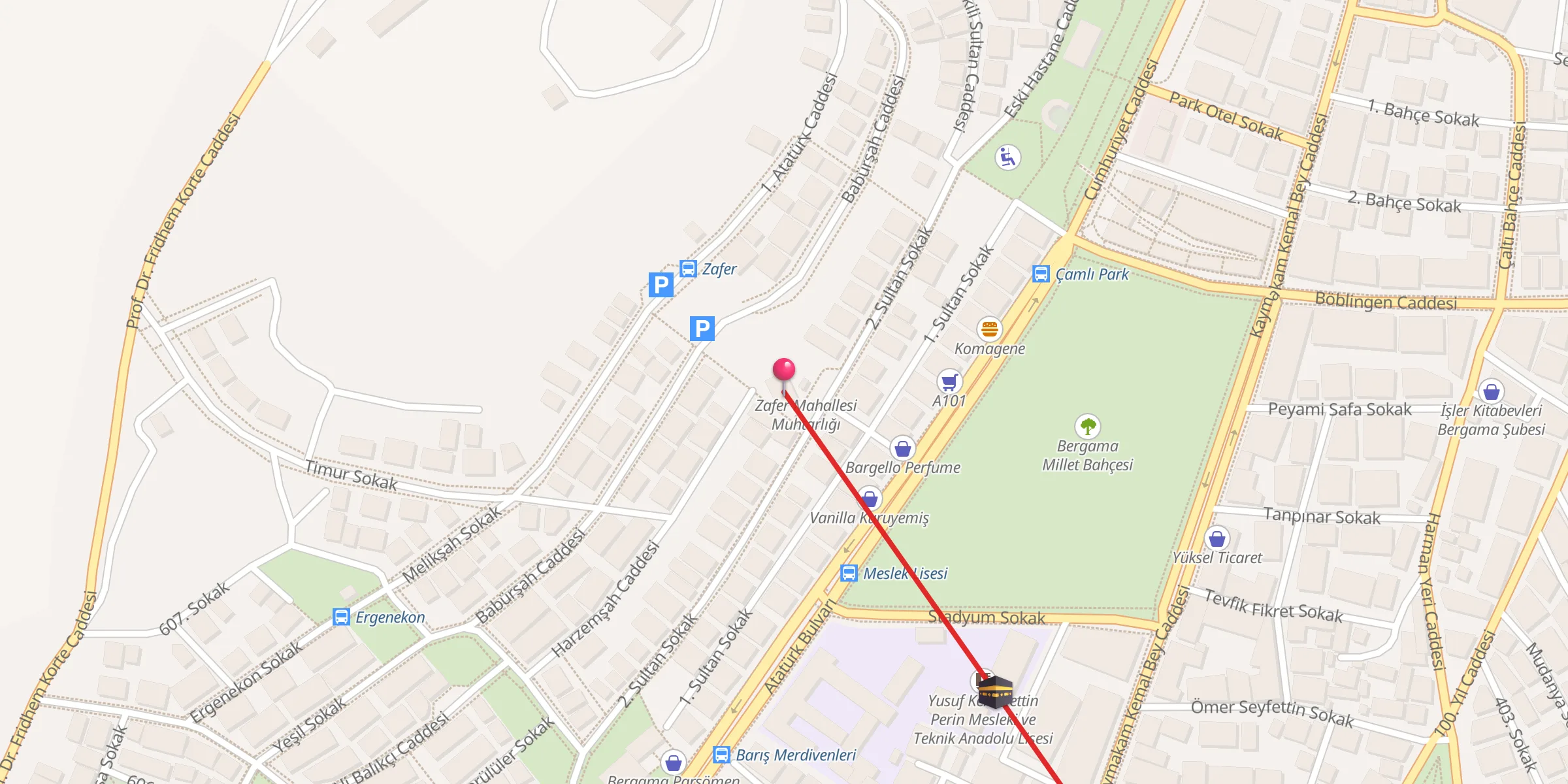 Carte de localisation : Sultan Cami