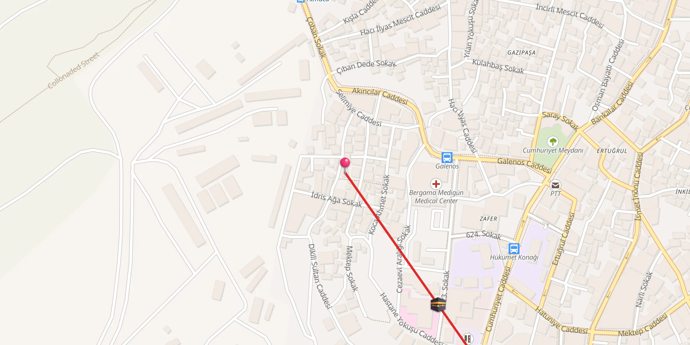 Carte de localisation : Selimiye Cami