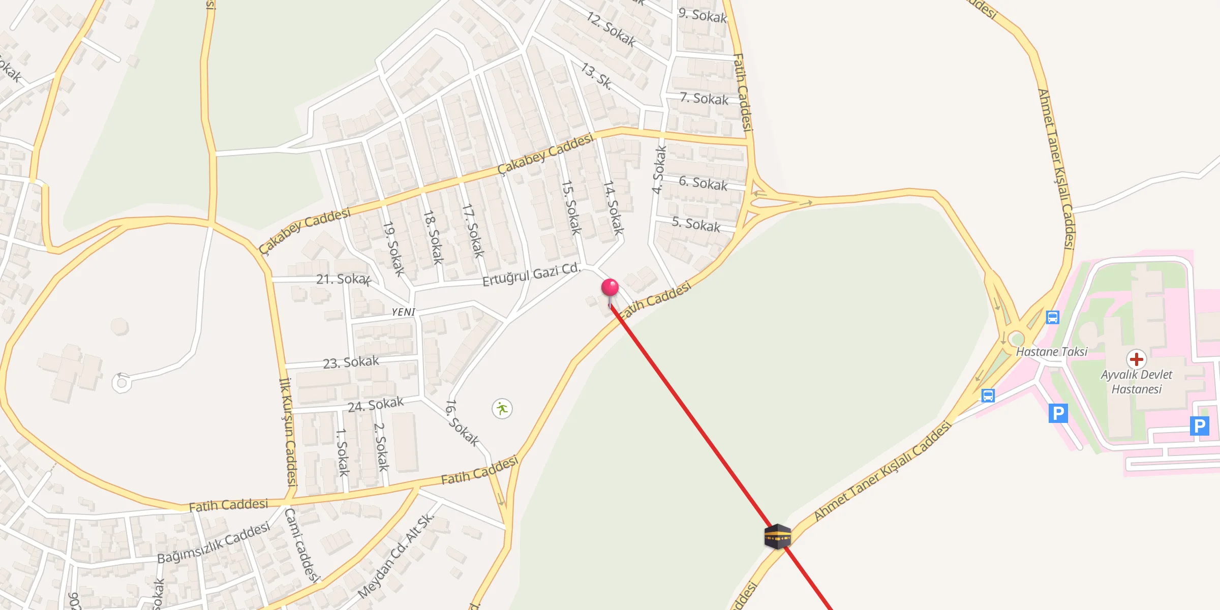 Carte de localisation : Fatih Cami