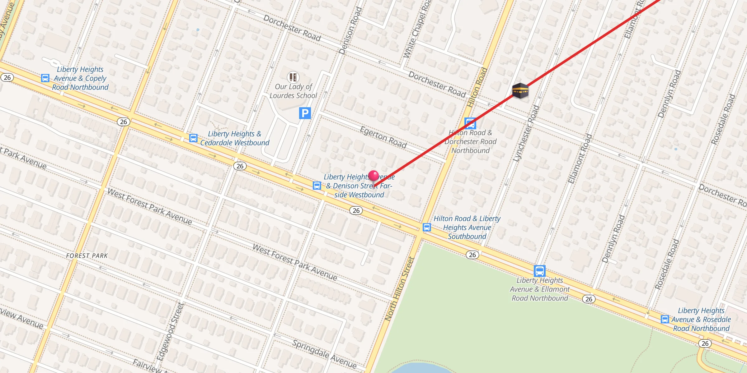 Carte de localisation : Hasbuna Allahu Islamic Center