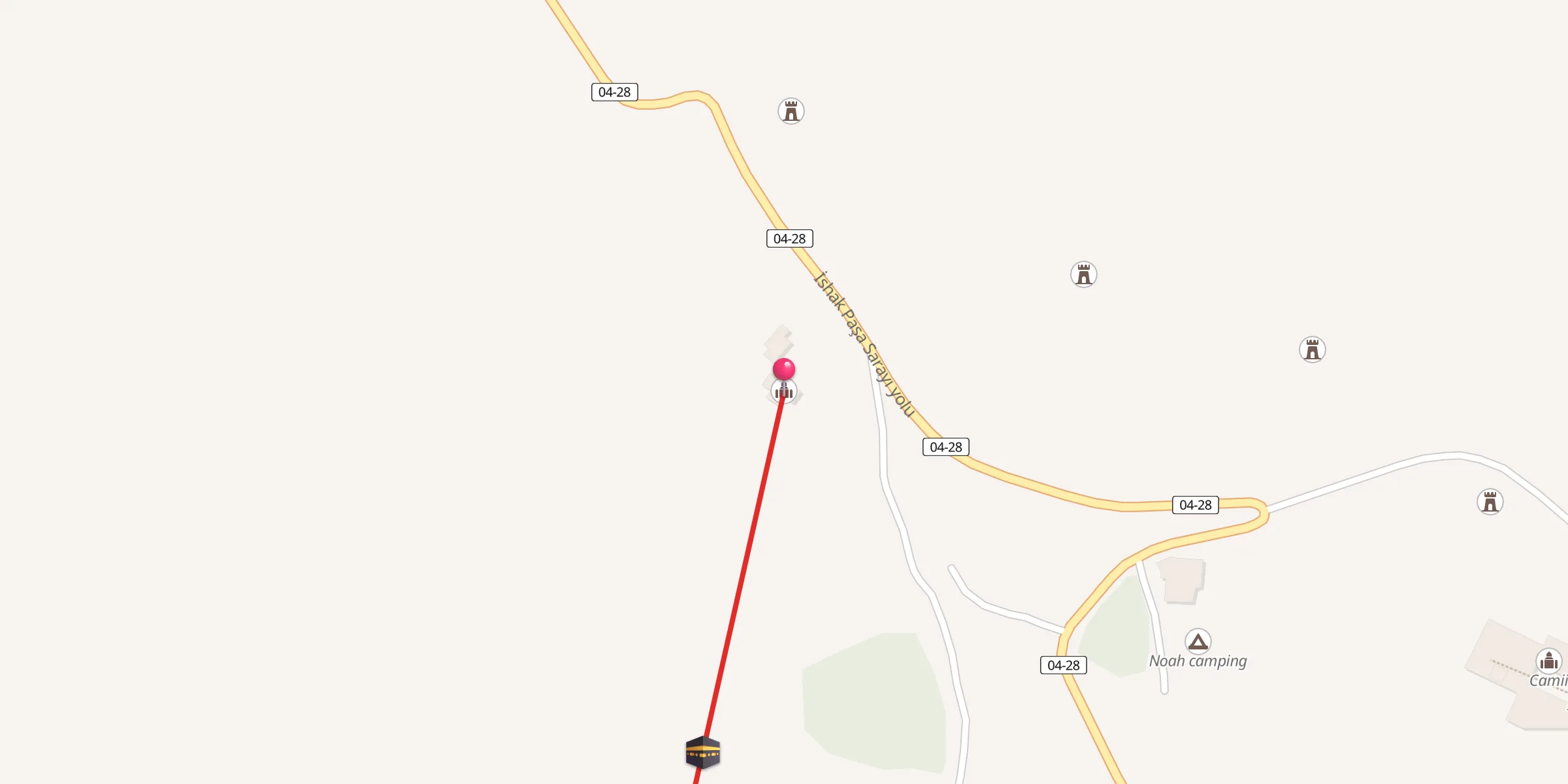 Carte de localisation : Mosquée