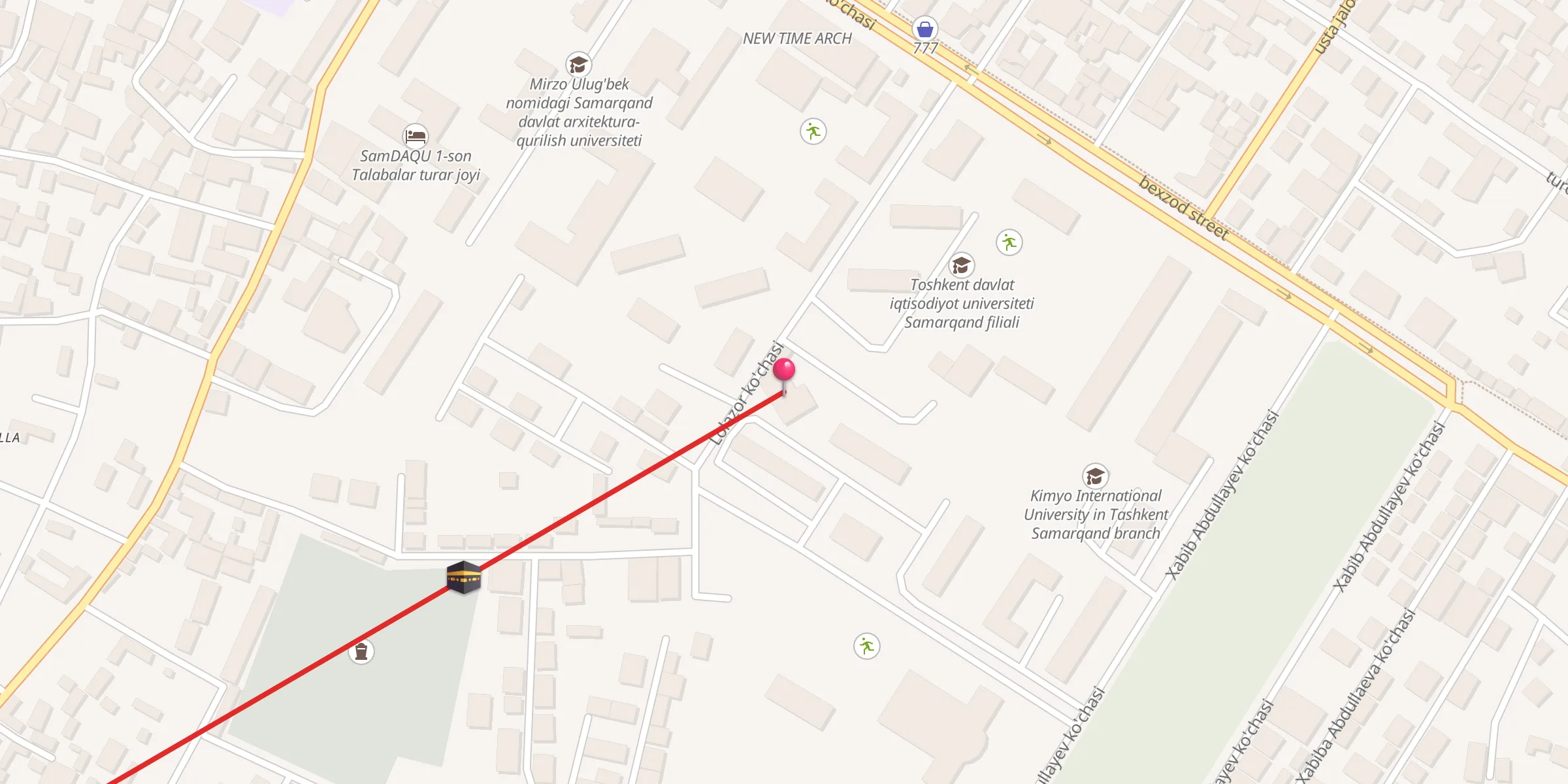 Carte de localisation : DOMLA KAMOLIDDIN jom`e masjidi