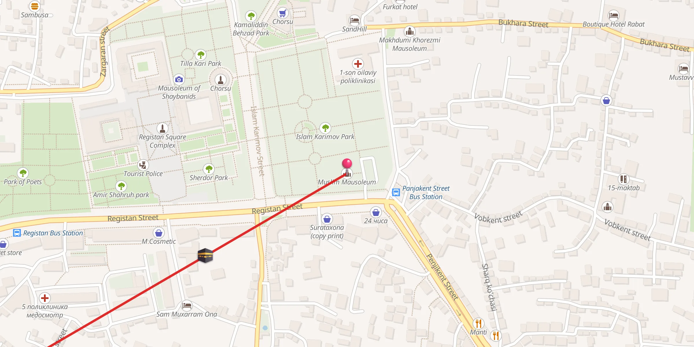 Carte de localisation : Muslim Mausoleum