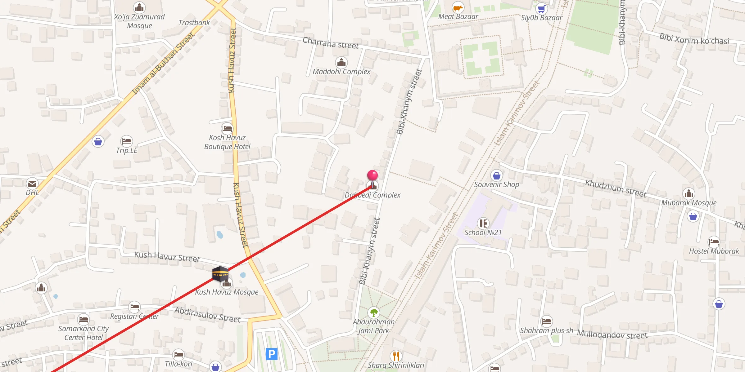Carte de localisation : Dahbedi Complex