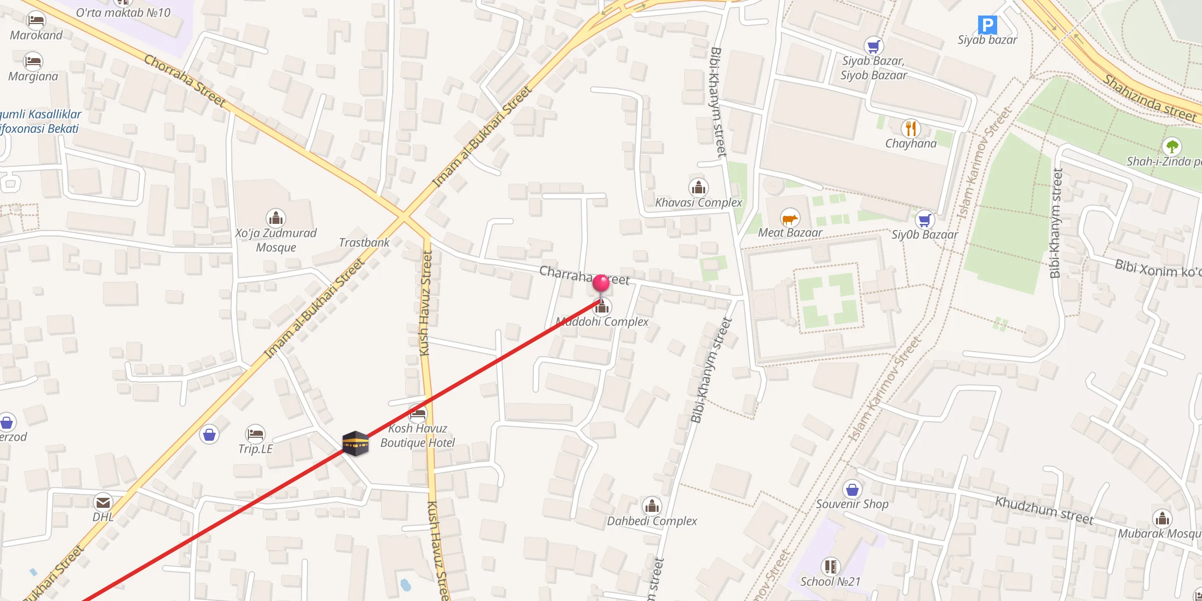 Carte de localisation : Maddohi Complex