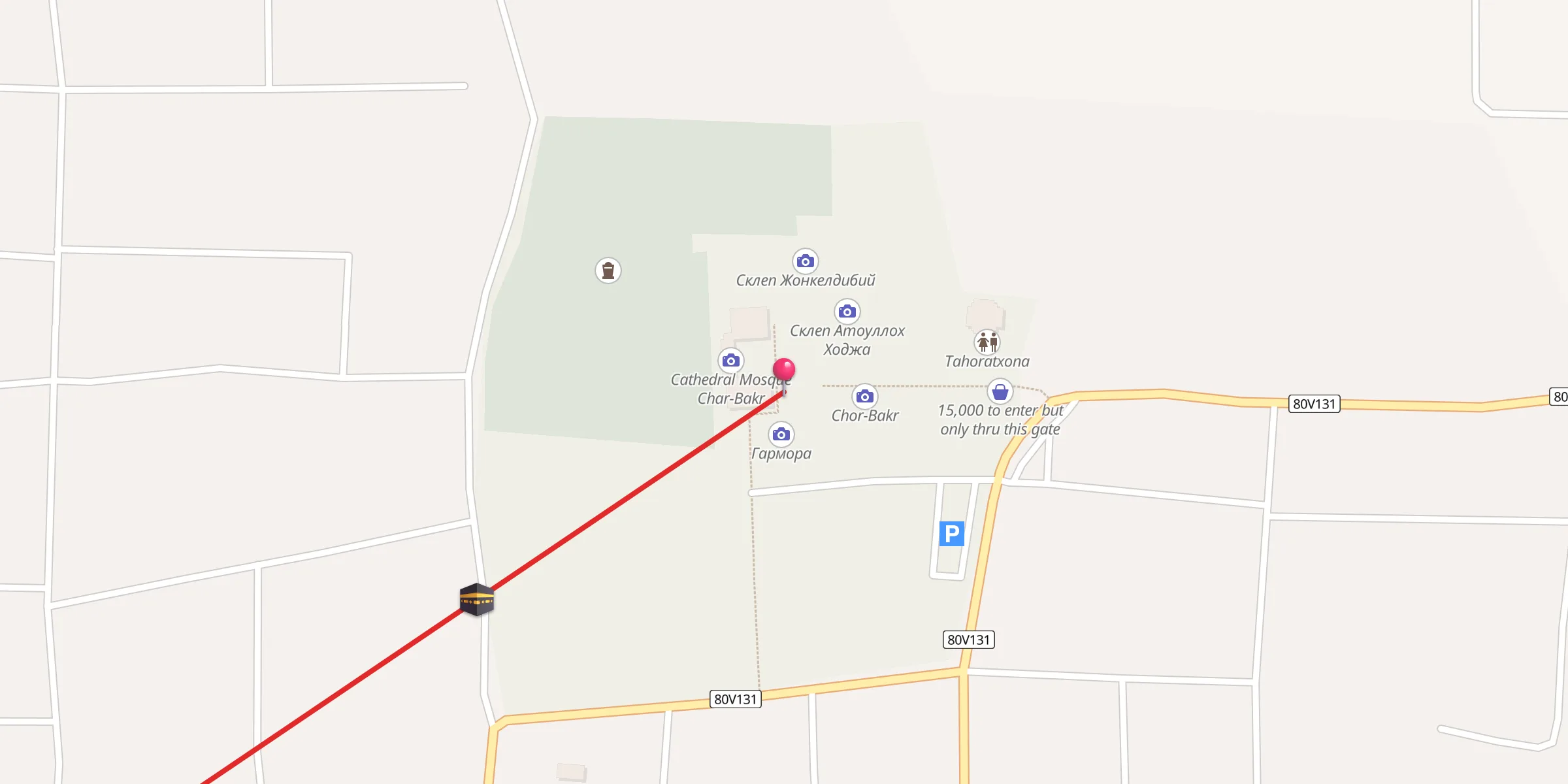 Carte de localisation : Chahor Bakr jom`e masjidi