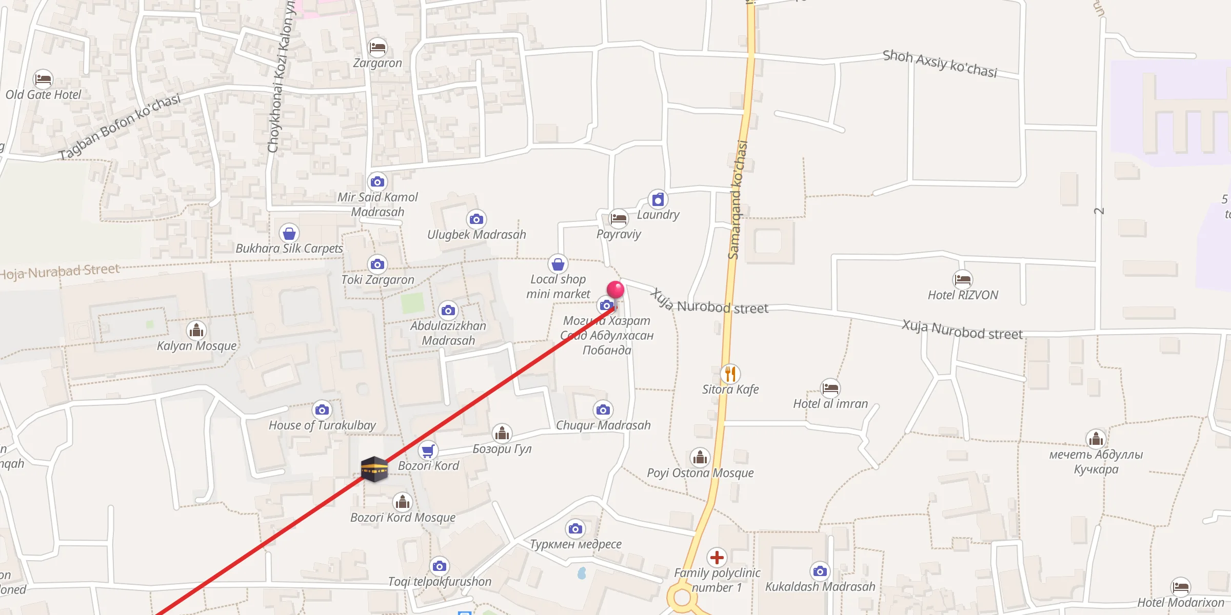 Carte de localisation : Said po Bandi Kusho jom`e masjidi