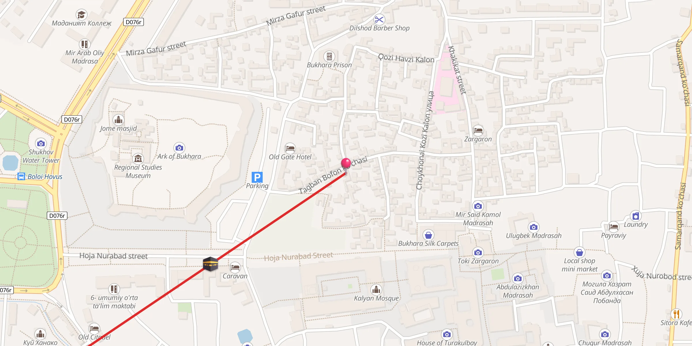 Carte de localisation : Tagban Bofon jom`e masjidi