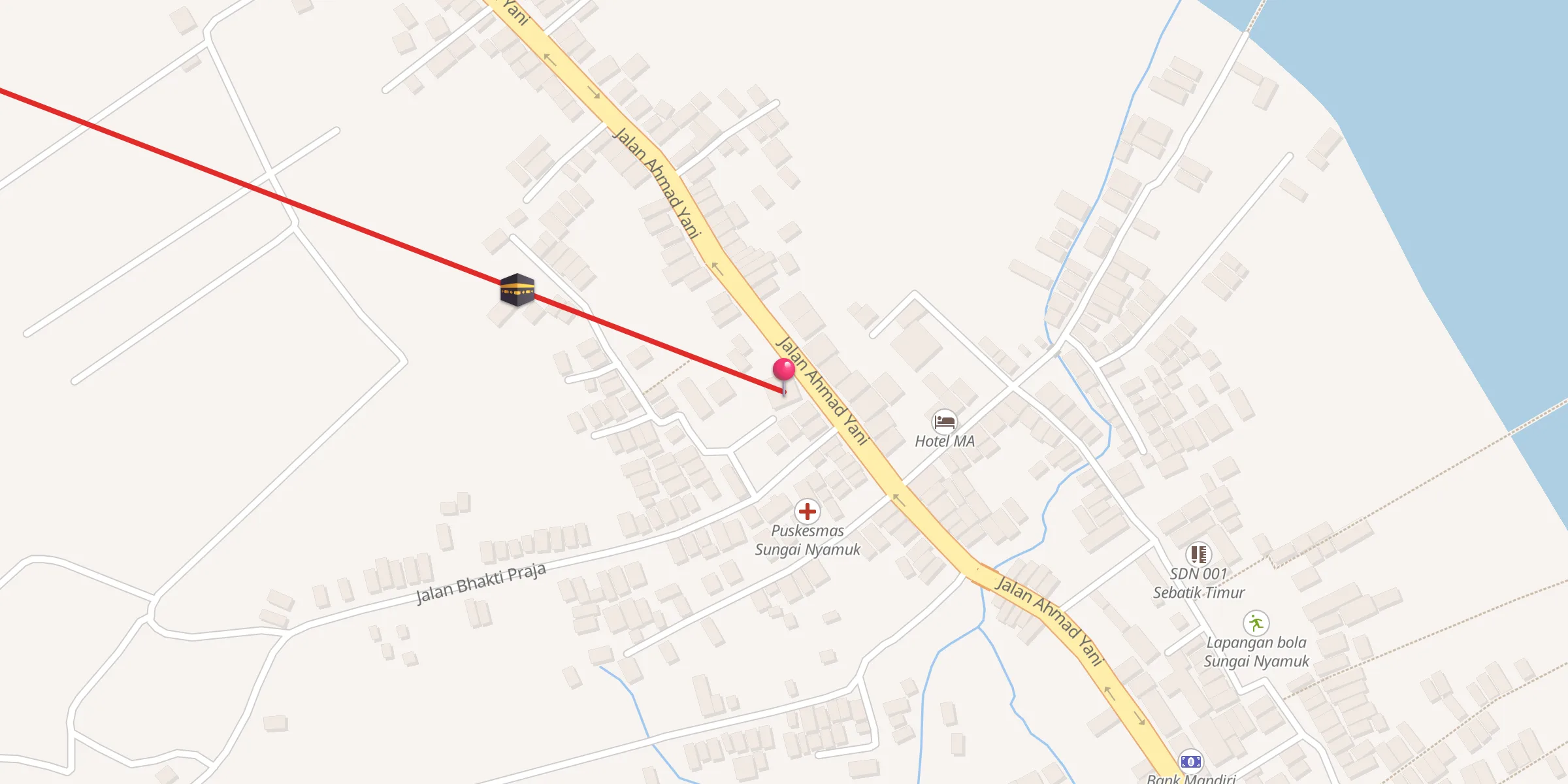 Carte de localisation : Masjid Nurul Huda