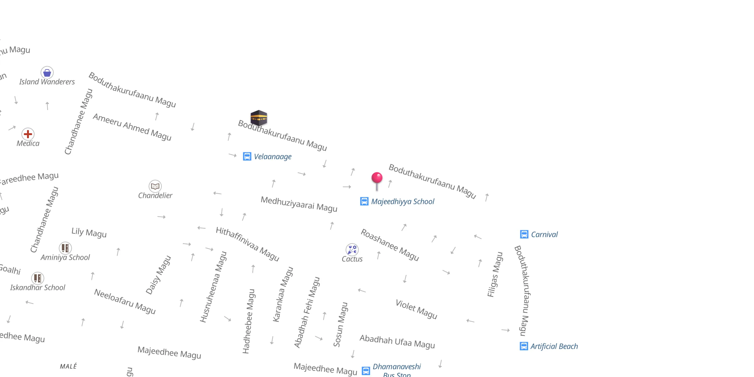 Carte de localisation : Masjid Al-Iskandar