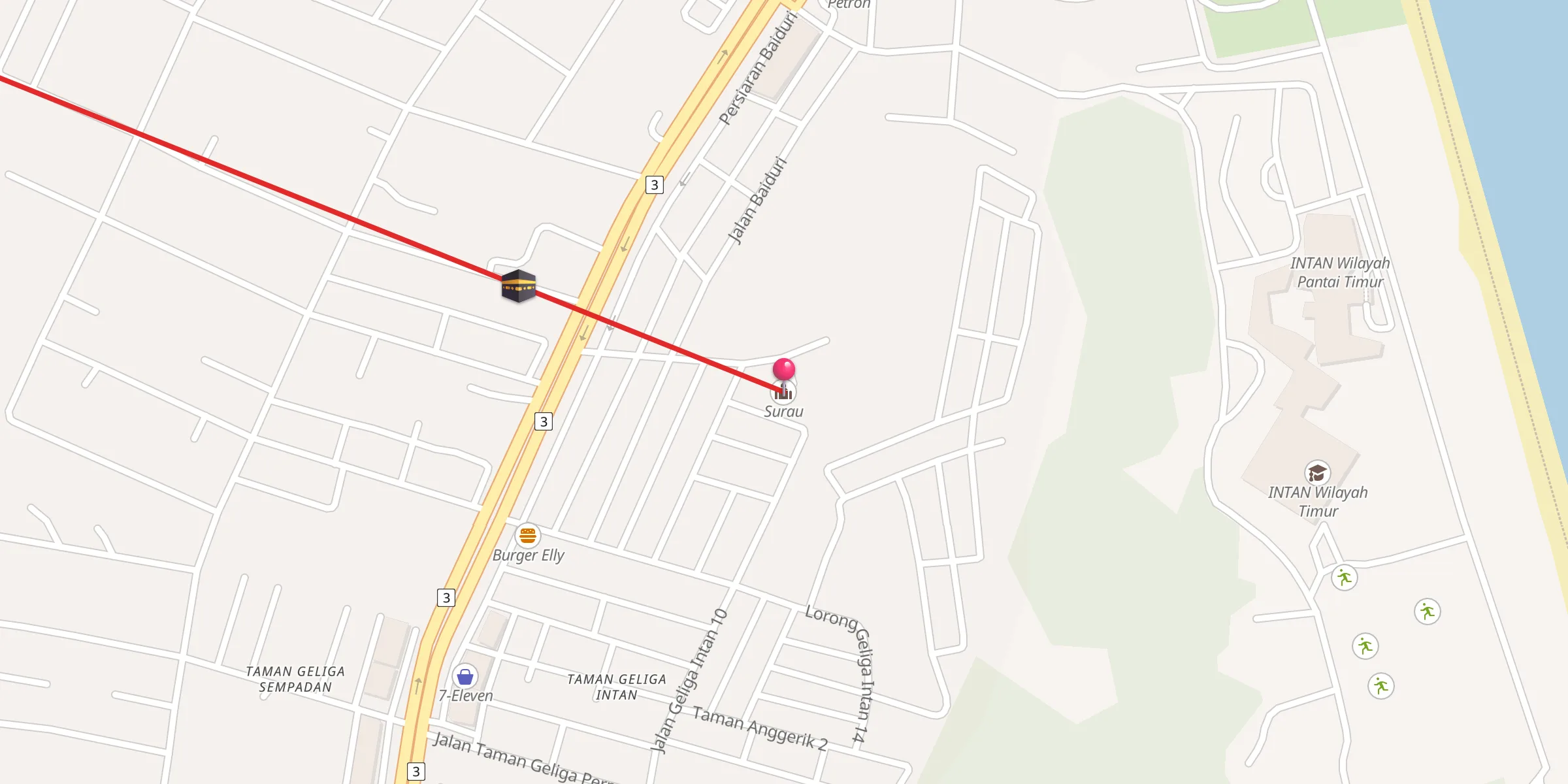 Carte de localisation : Surau