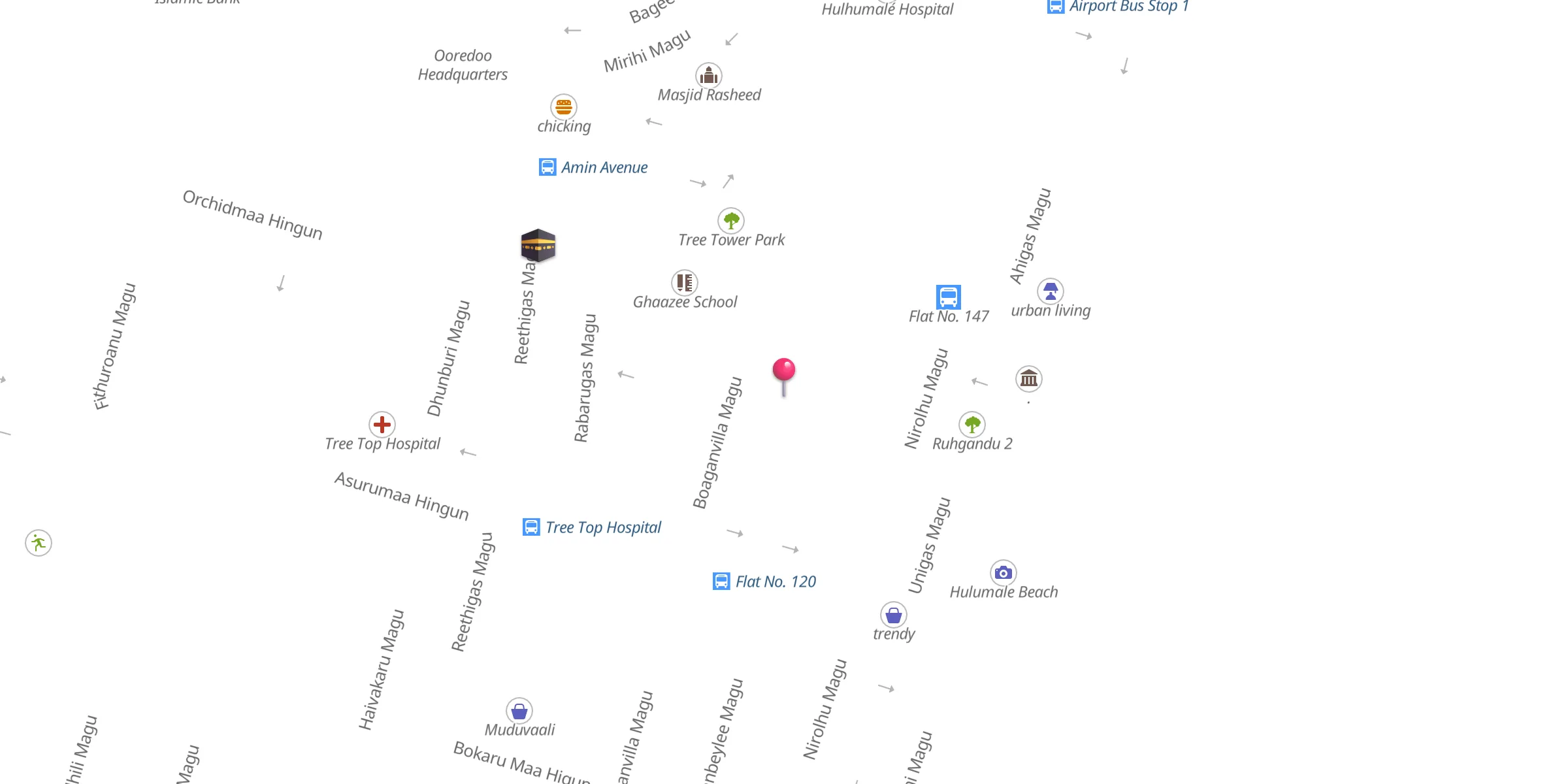 Carte de localisation : Masjid Azeeza Miskiy