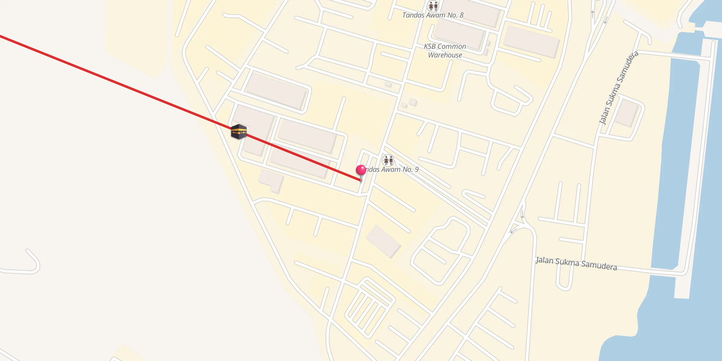 Carte de localisation : Surau KSB Fasa 2