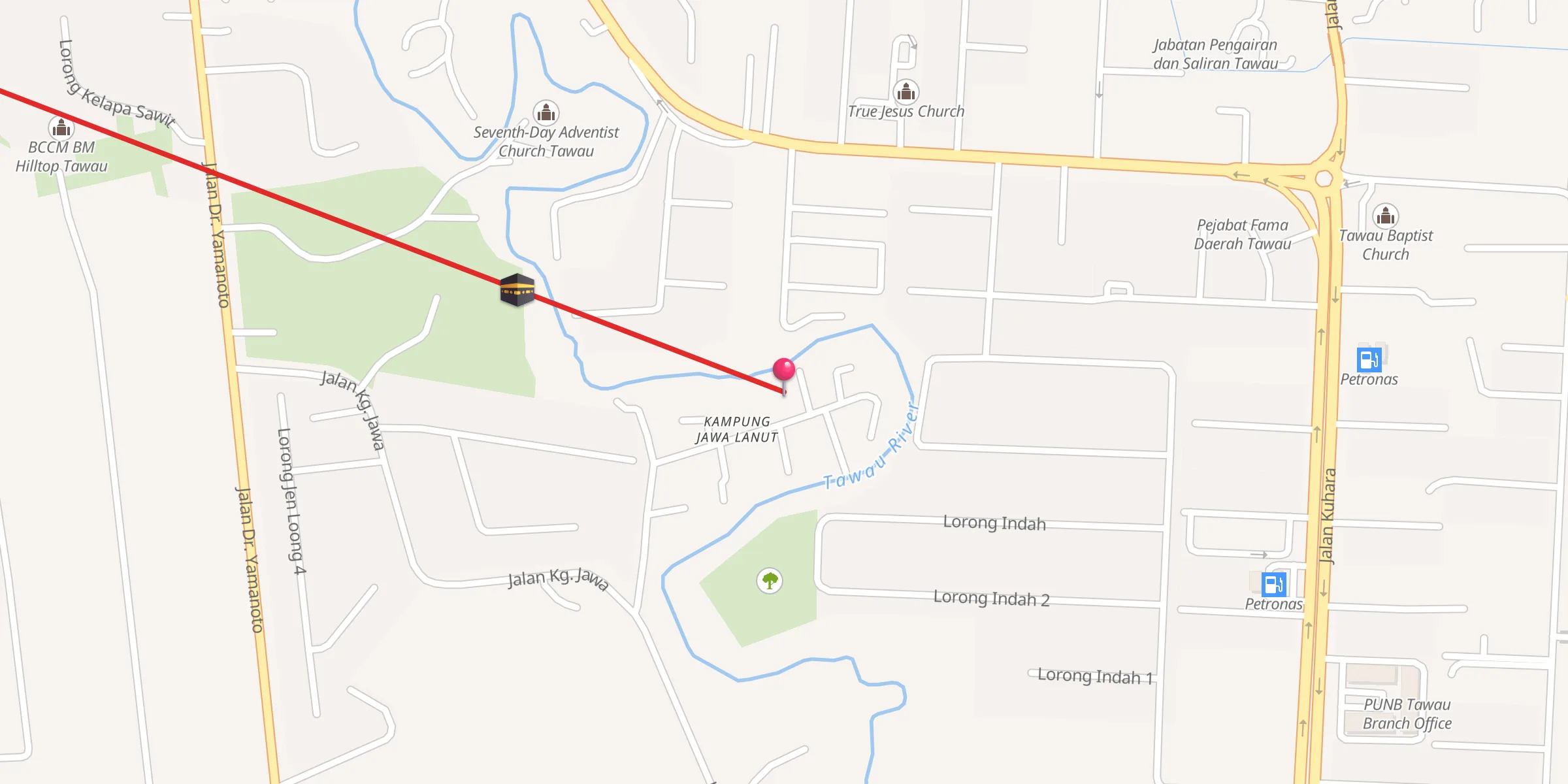 Carte de localisation : Masjid Nurul Taqwa