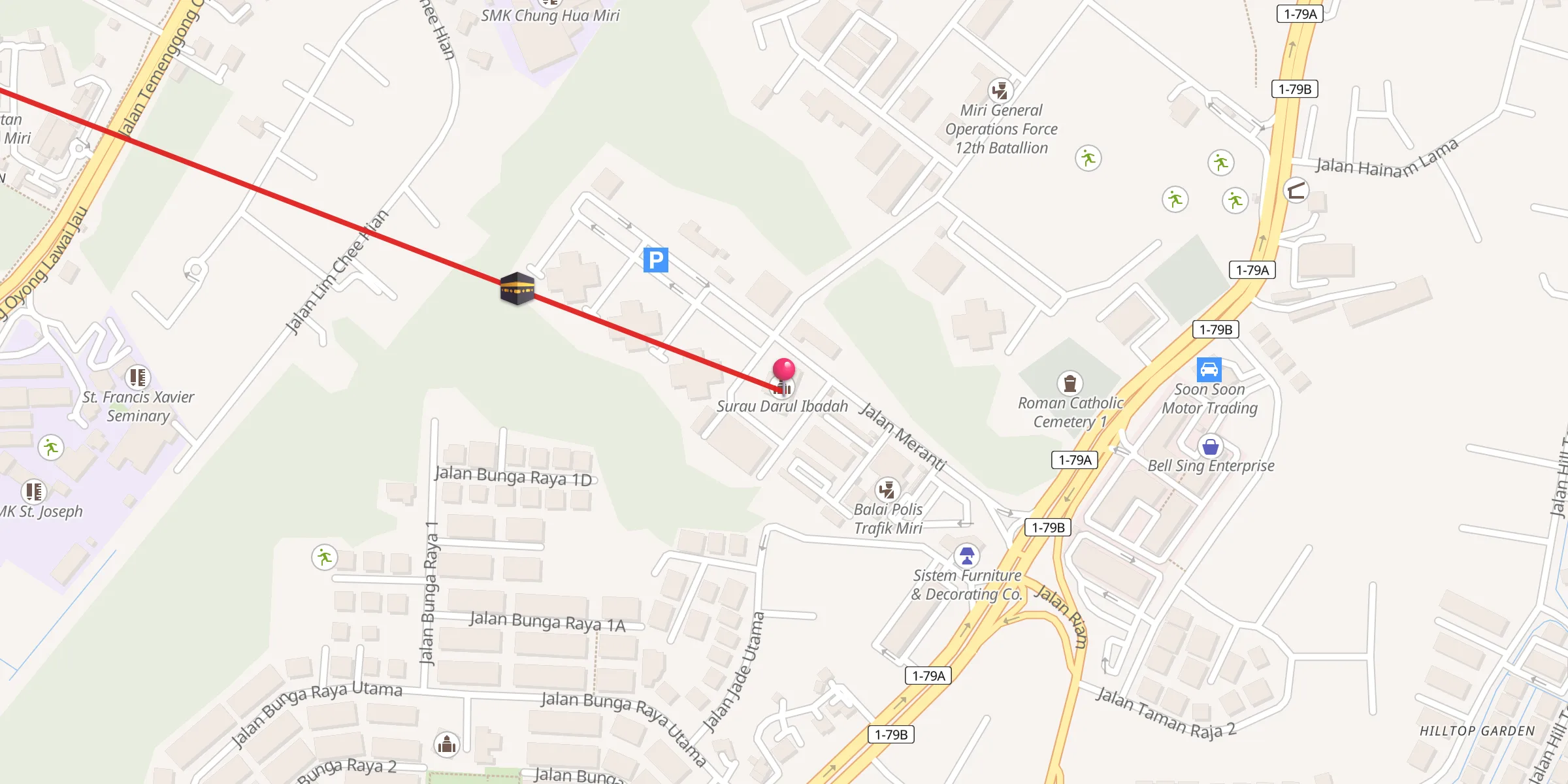 Carte de localisation : Surau Darul Ibadah