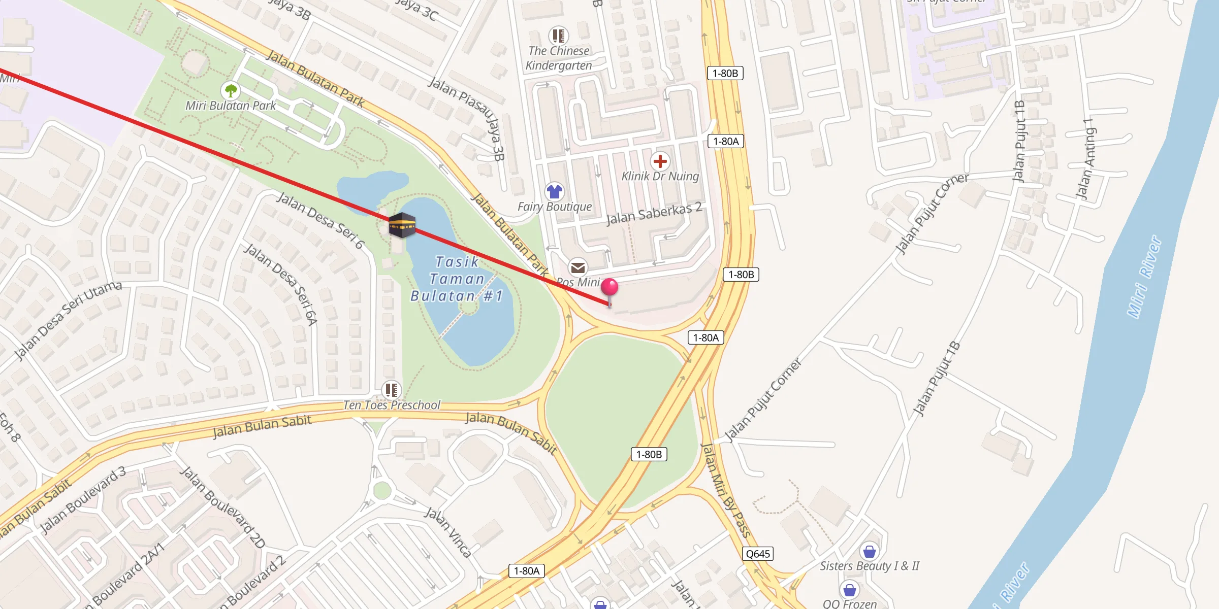 Carte de localisation : Surau