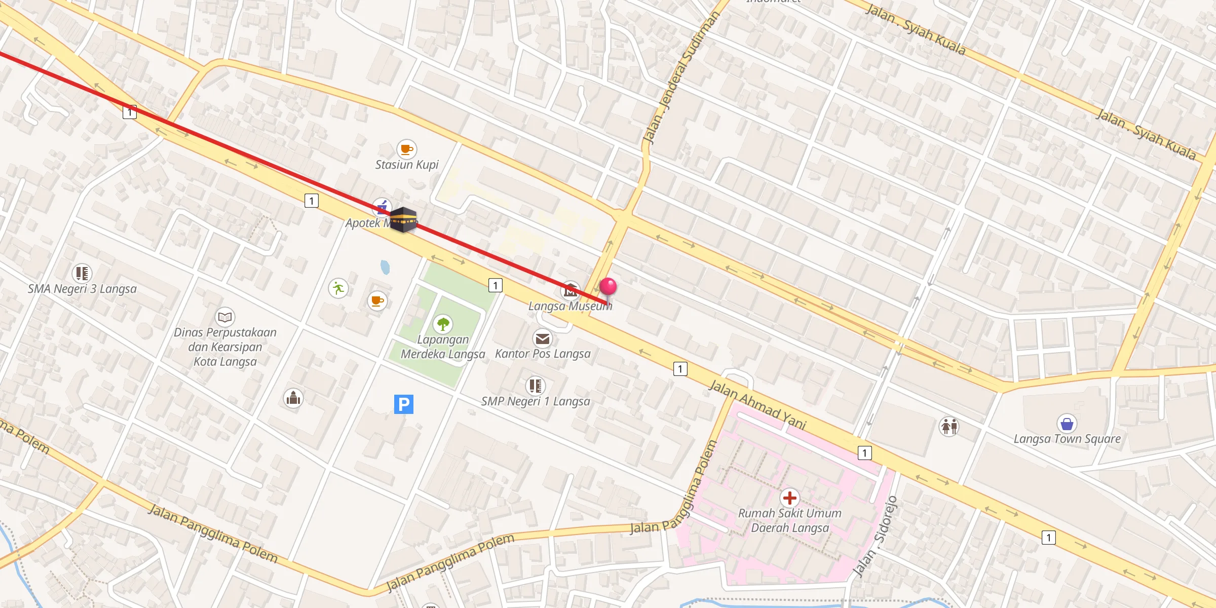 Carte de localisation : Mosquée