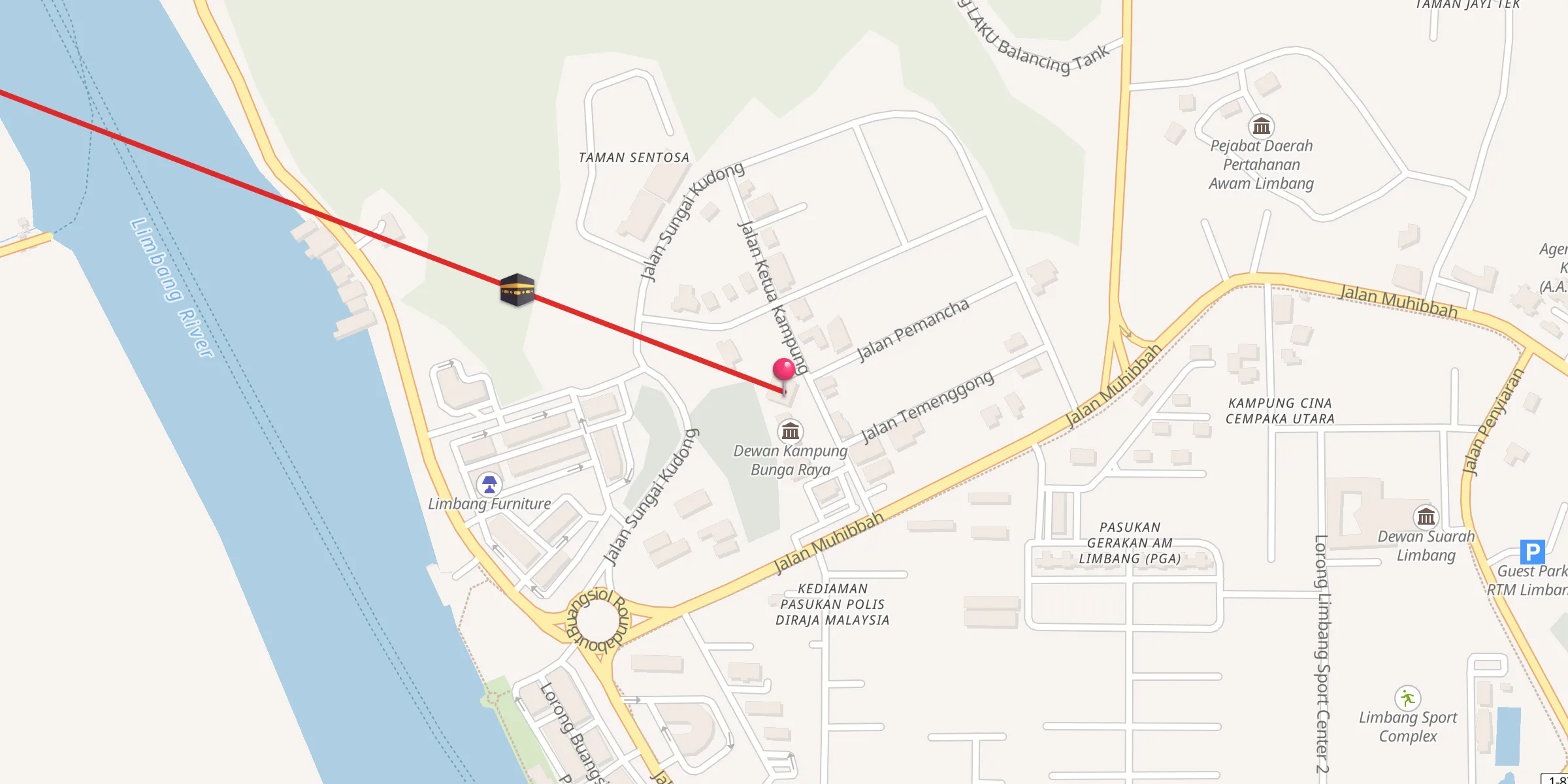 Carte de localisation : Surau Darul Ehsan