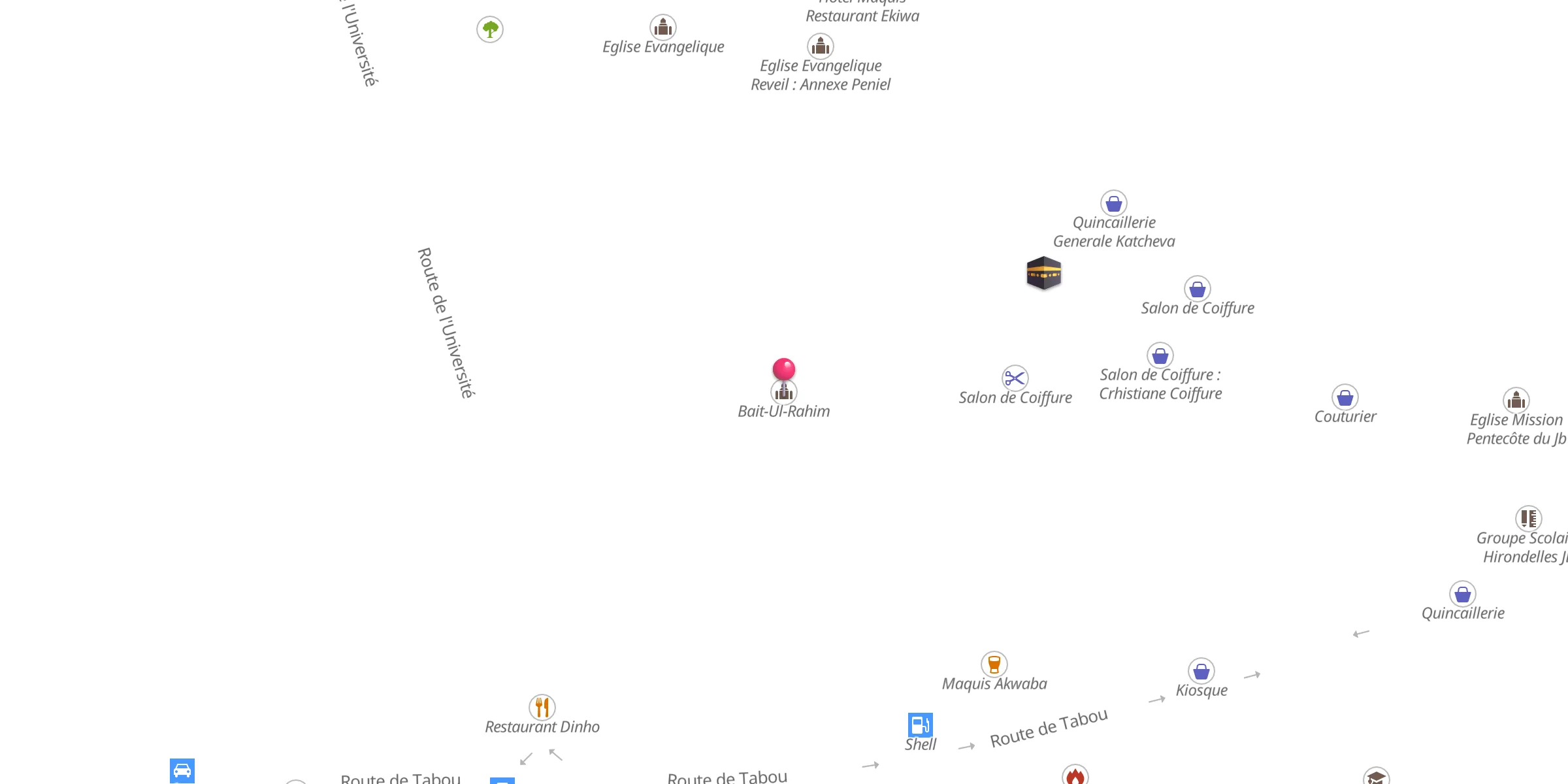 Carte de localisation : Bait-Ul-Rahim