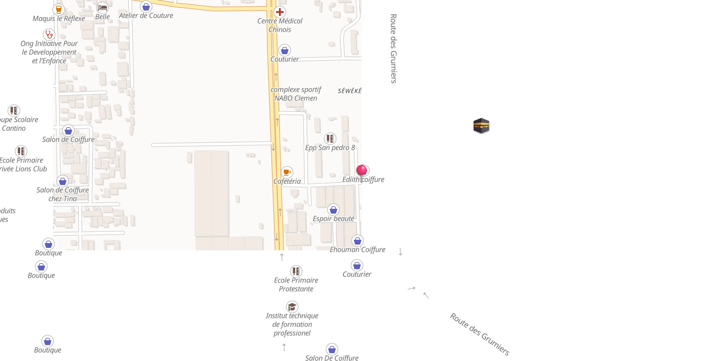 Carte de localisation : Mosquée de Seweke