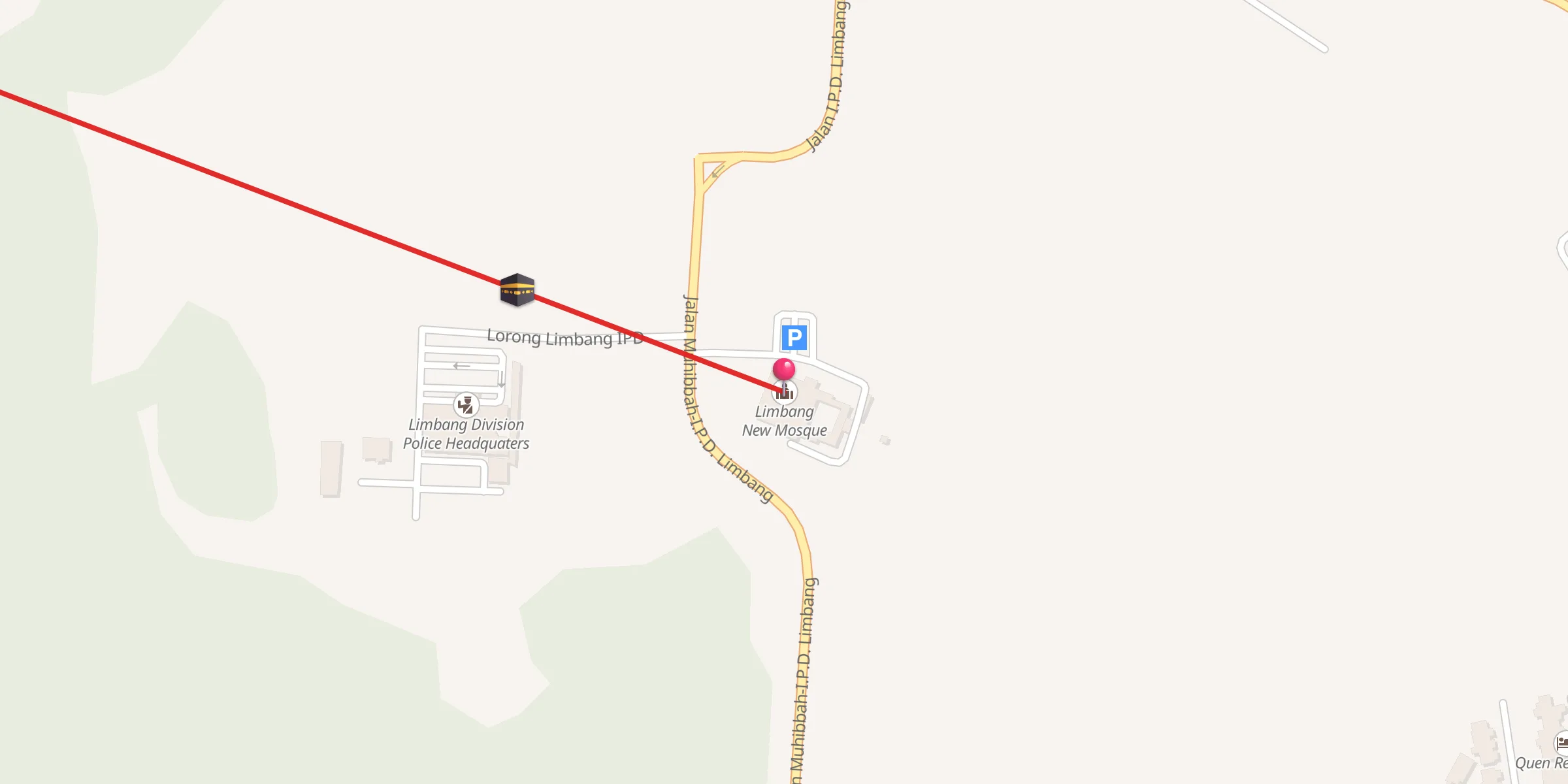 Carte de localisation : Masjid Baru Limbang