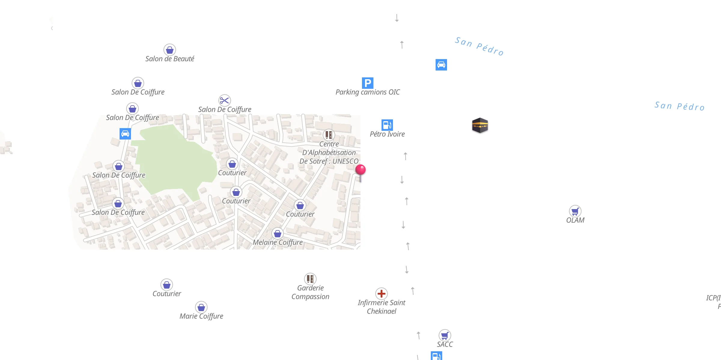 Carte de localisation : Mosquée Salam de Sotref