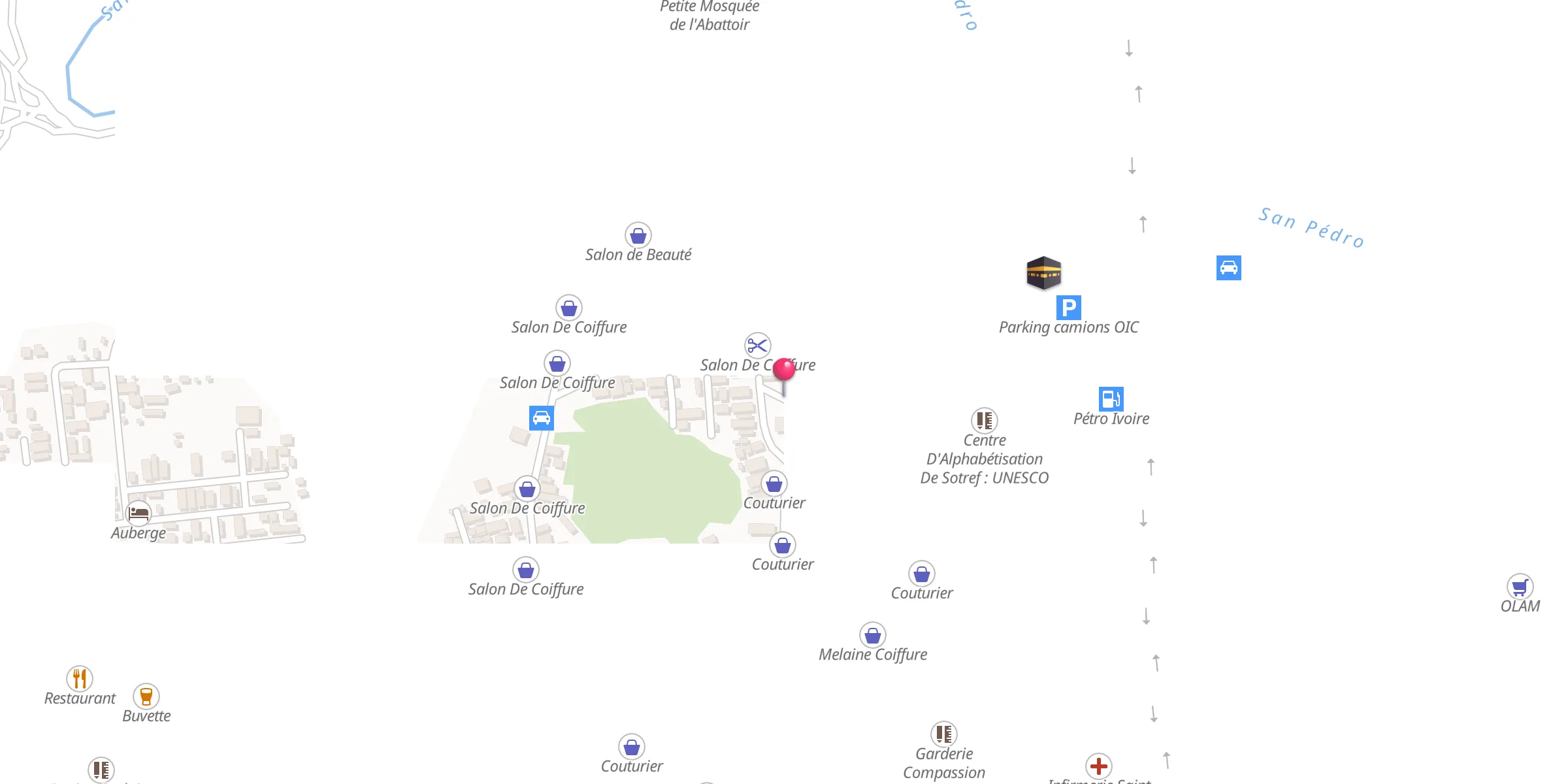 Carte de localisation : Mosquée